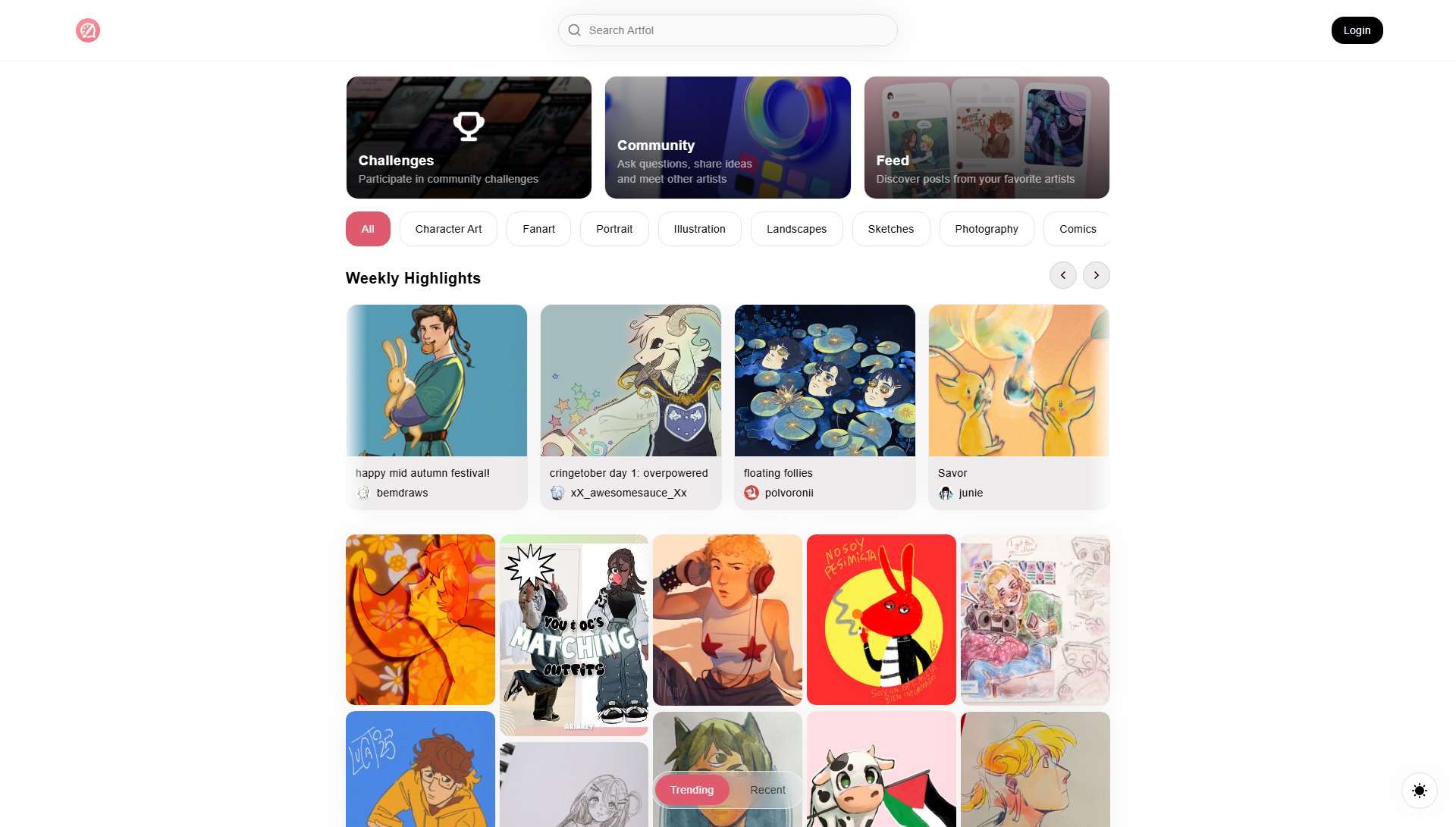 Artfol Artfol Interface & Screenshots Artfol Artfol Interface & Screenshots