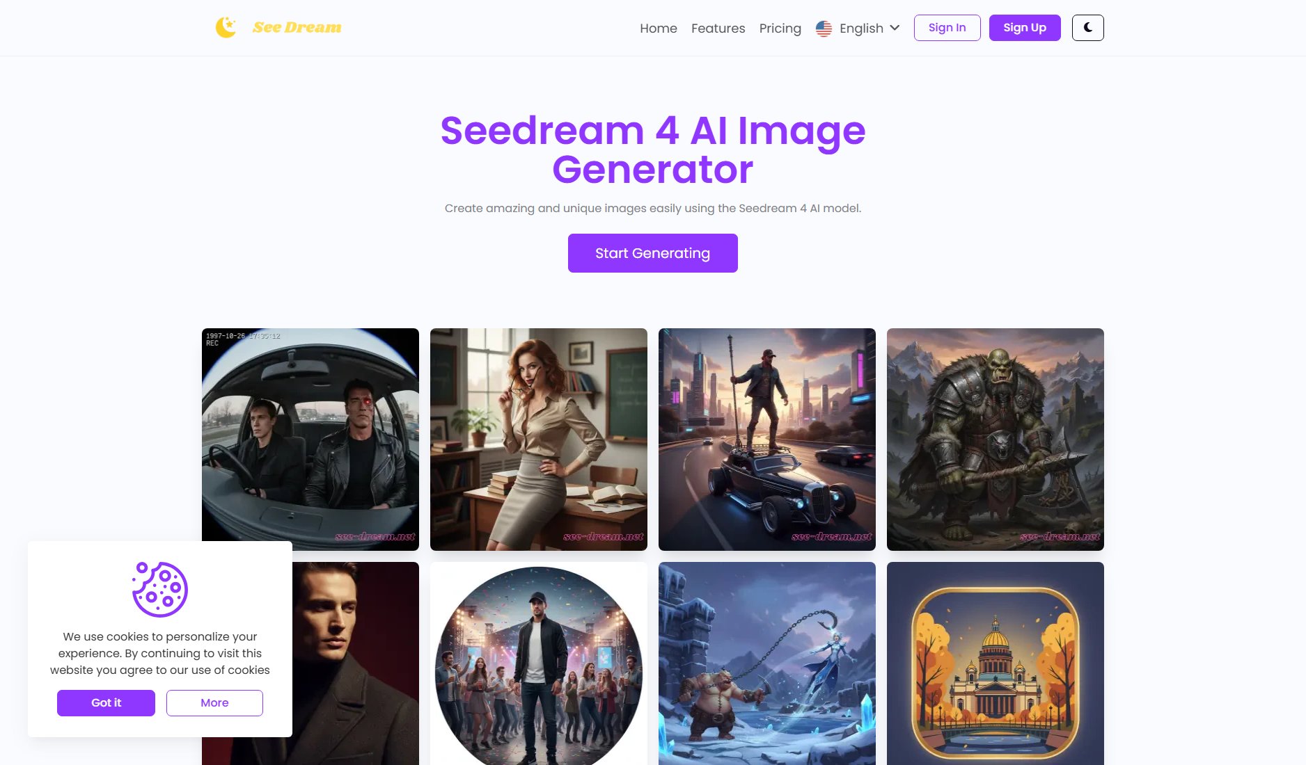 Seedream Seedream Interface & Screenshots Seedream Seedream Interface & Screenshots