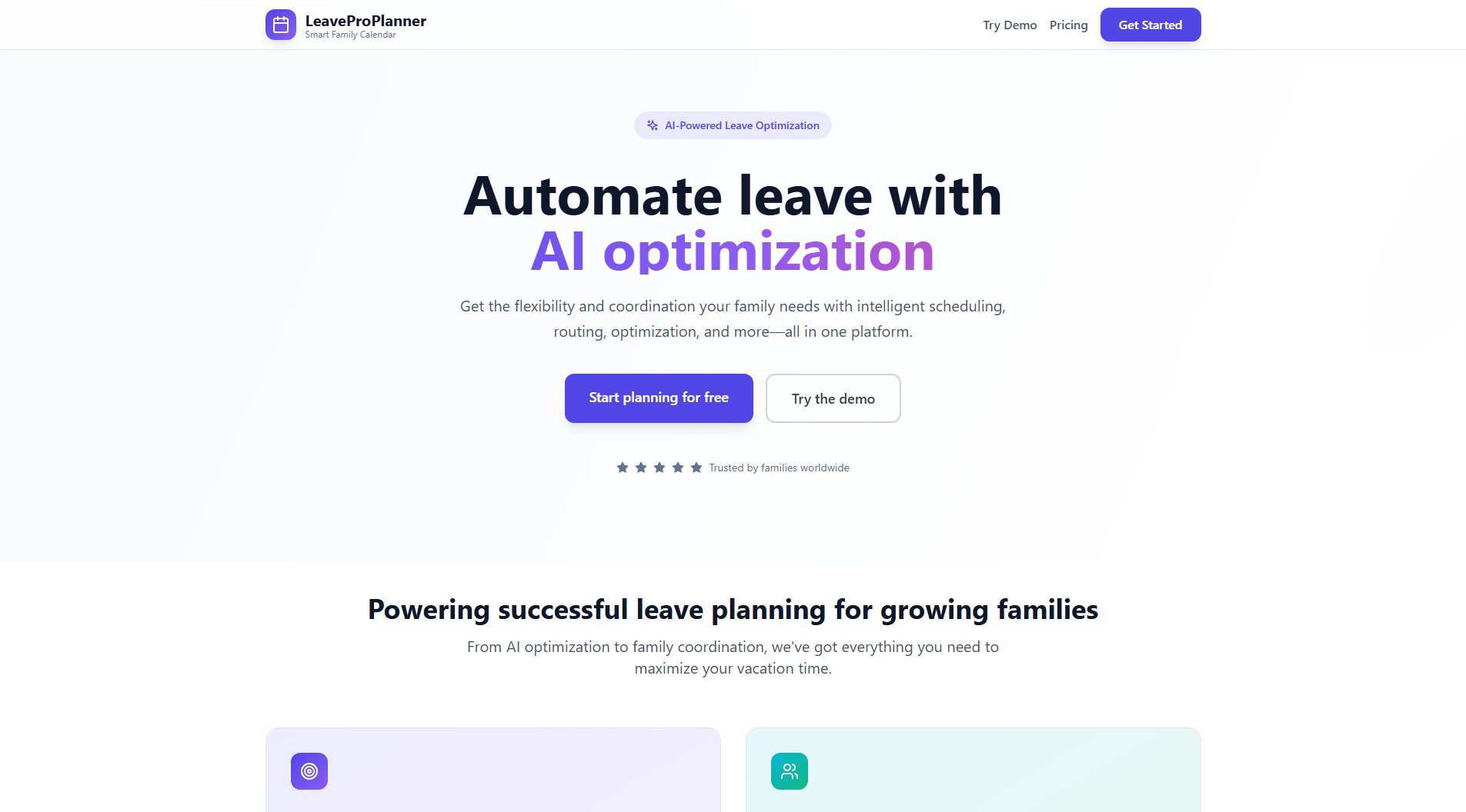 LeaveProPlanner LeaveProPlanner Interface & Screenshots