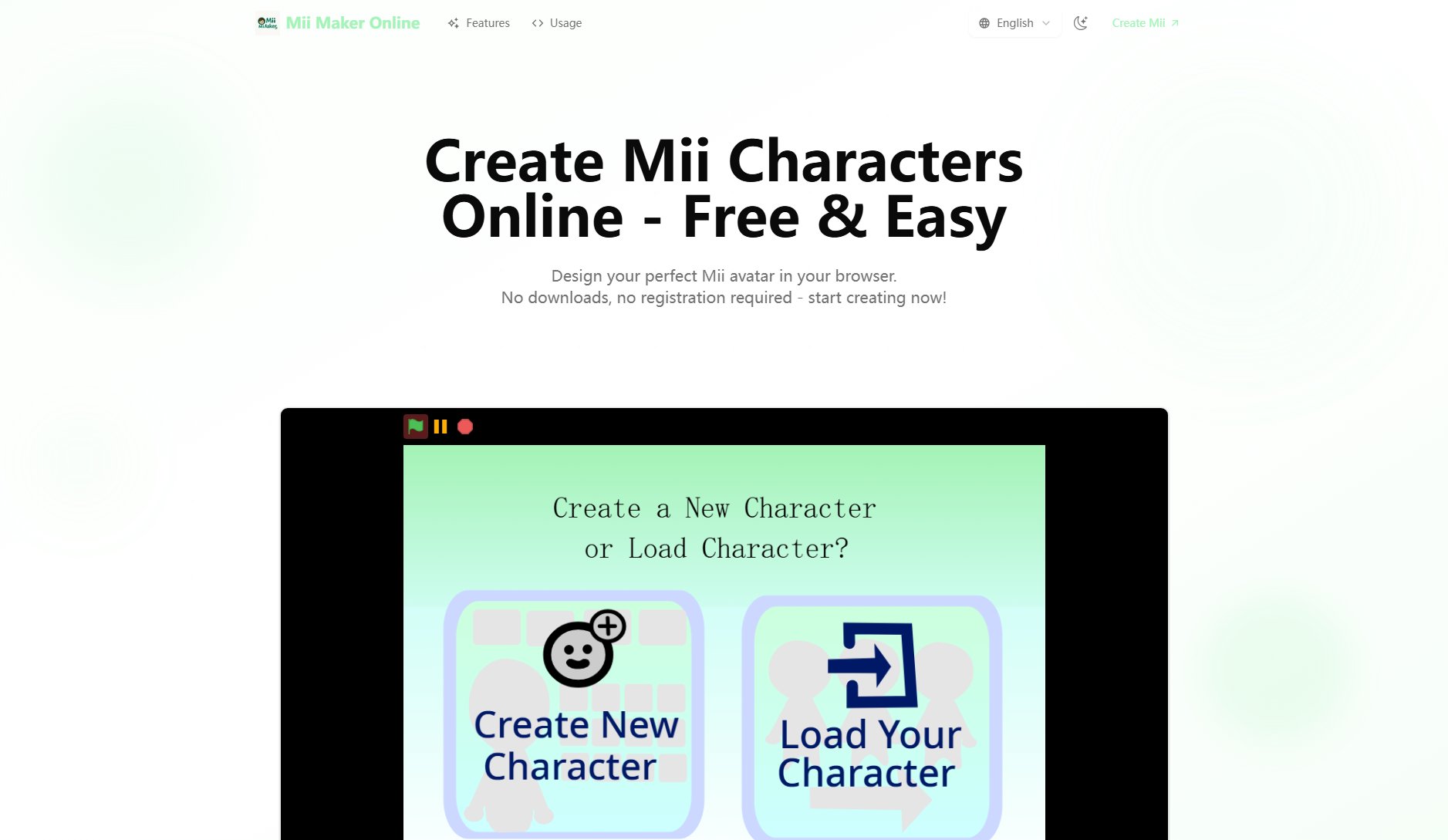 Mii Maker Online Mii Maker Online Interface & Screenshots Mii Maker Online Mii Maker Online Interface & Screenshots