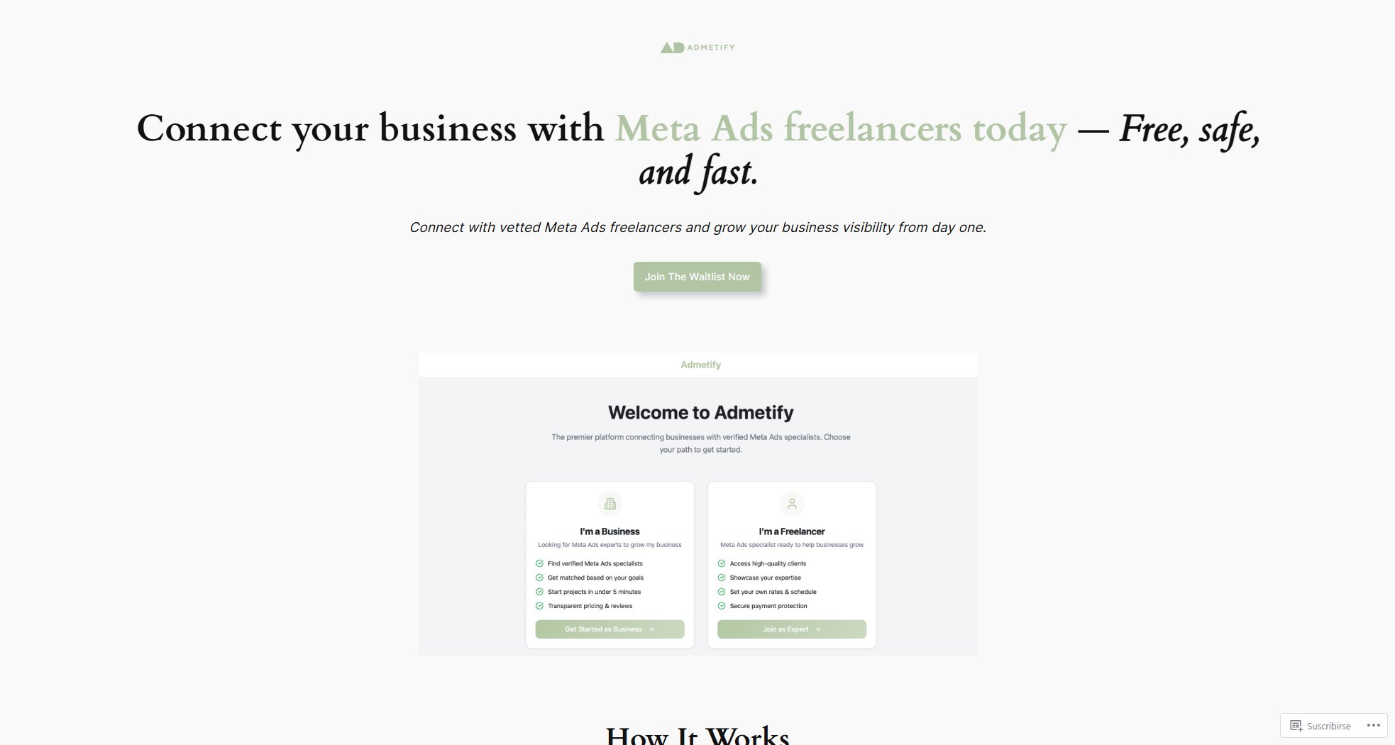Admetify Screenshot