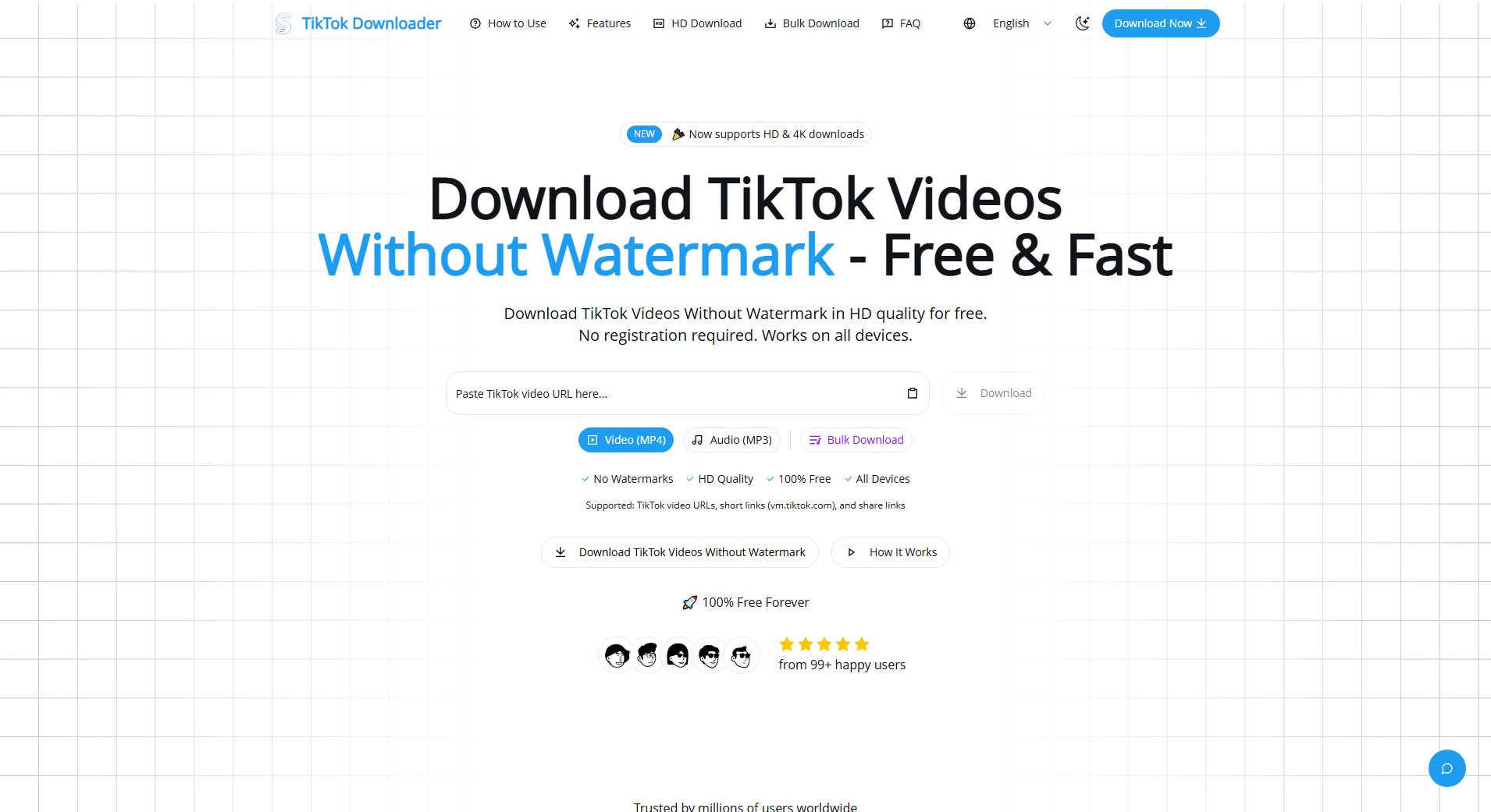 Download TikTok Videos Without Watermark Screenshot