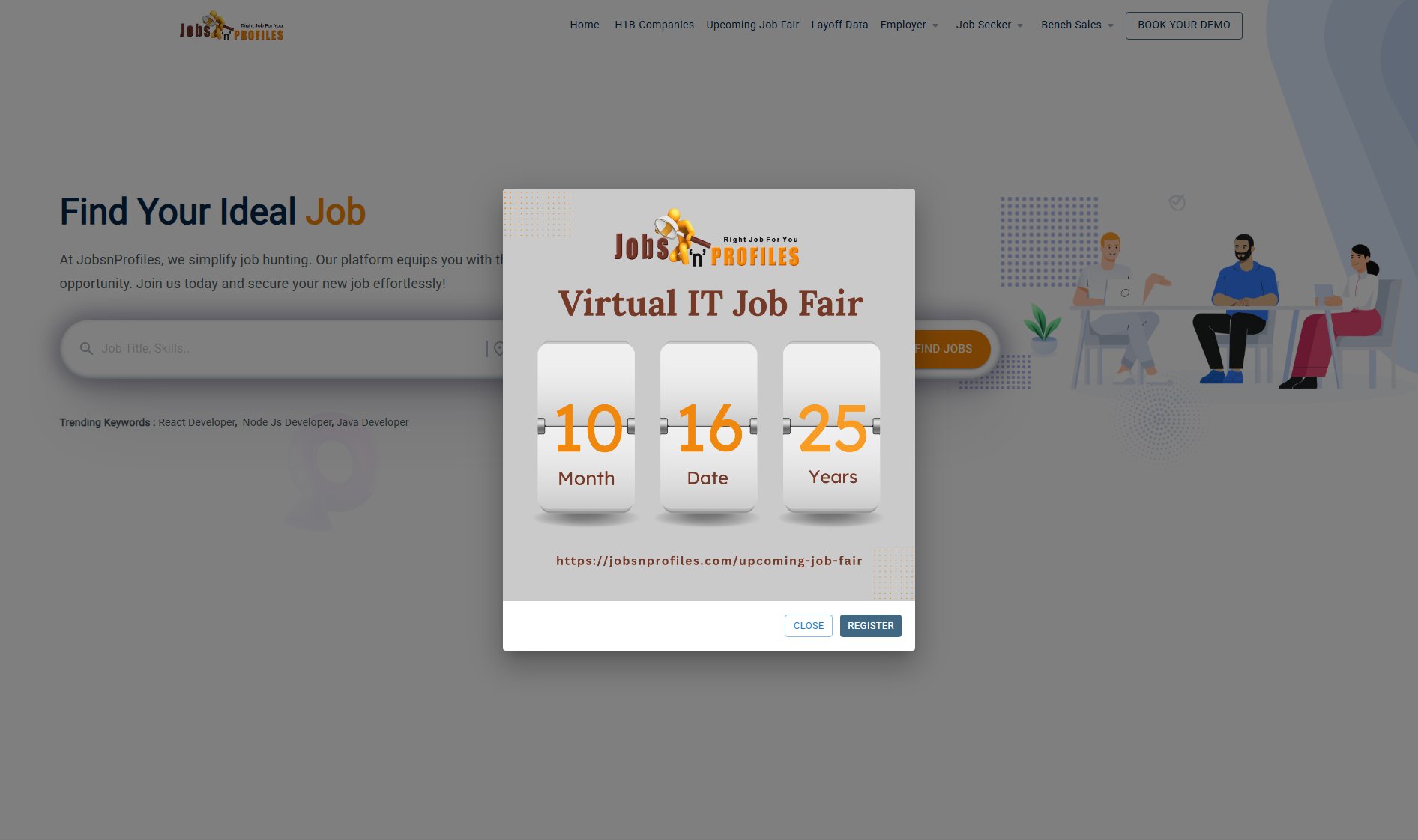JobsnProfiles Screenshot