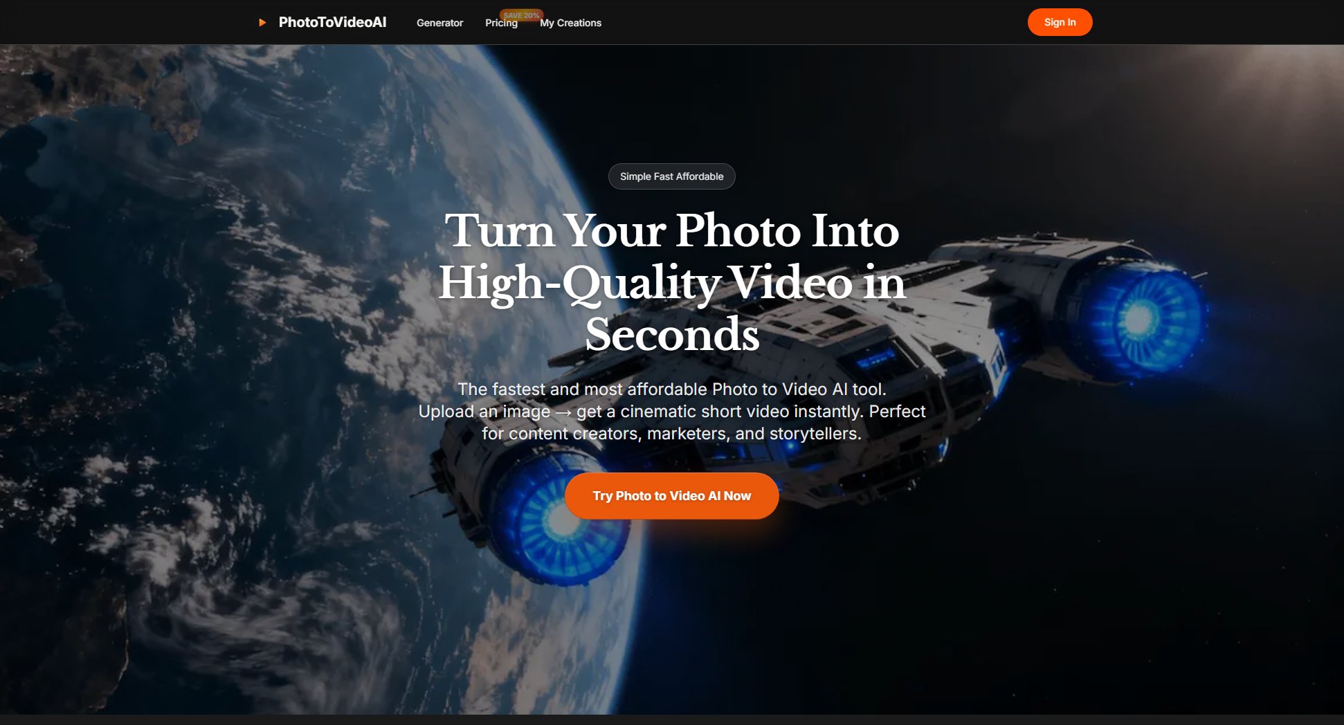 Photo to Video AI Photo to Video AI Interface & Screenshots