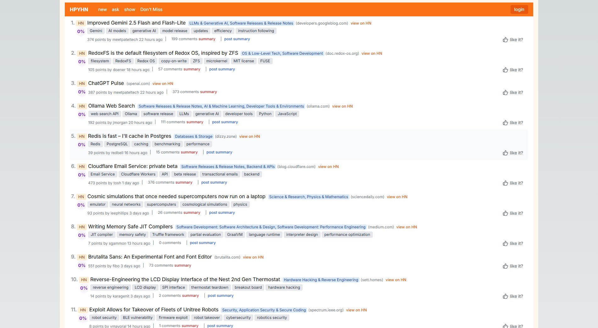 HPYHN HPYHN Interface & Screenshots HPYHN HPYHN Interface & Screenshots