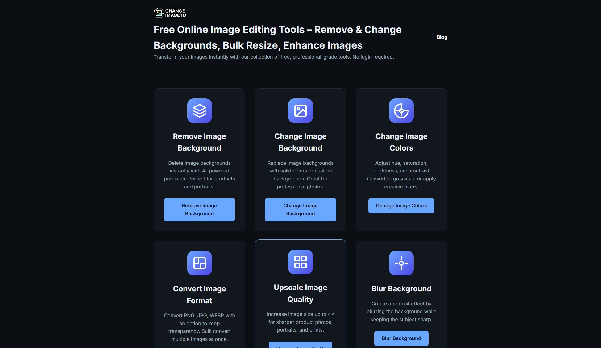 ChangeImageTo.com Screenshot ChangeImageTo.com Screenshot