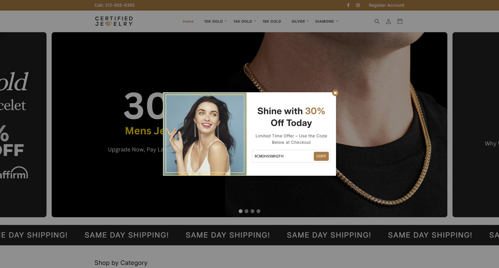 Certified Jewelry NYC Screenshot