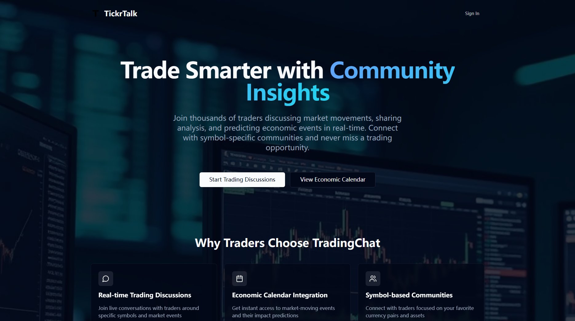 TickrTalk TickrTalk Interface & Screenshots