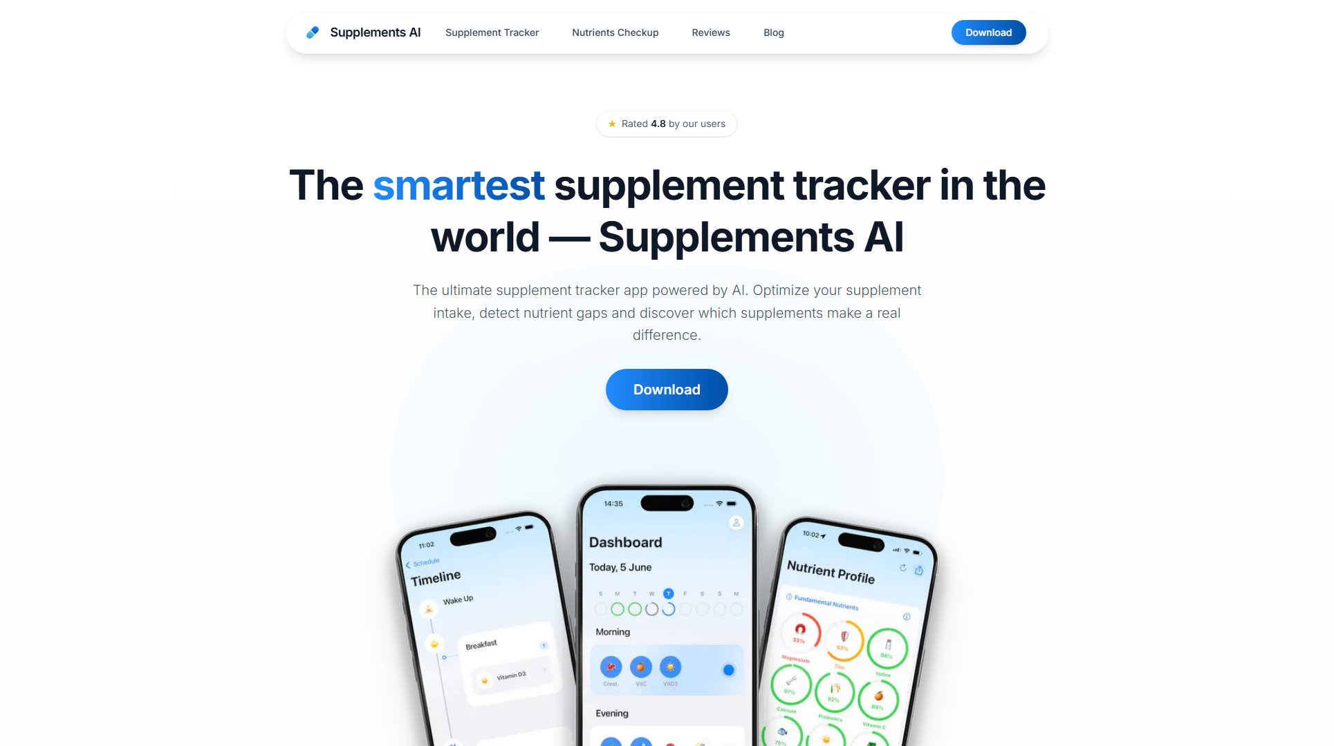 Supplements AI Screenshot