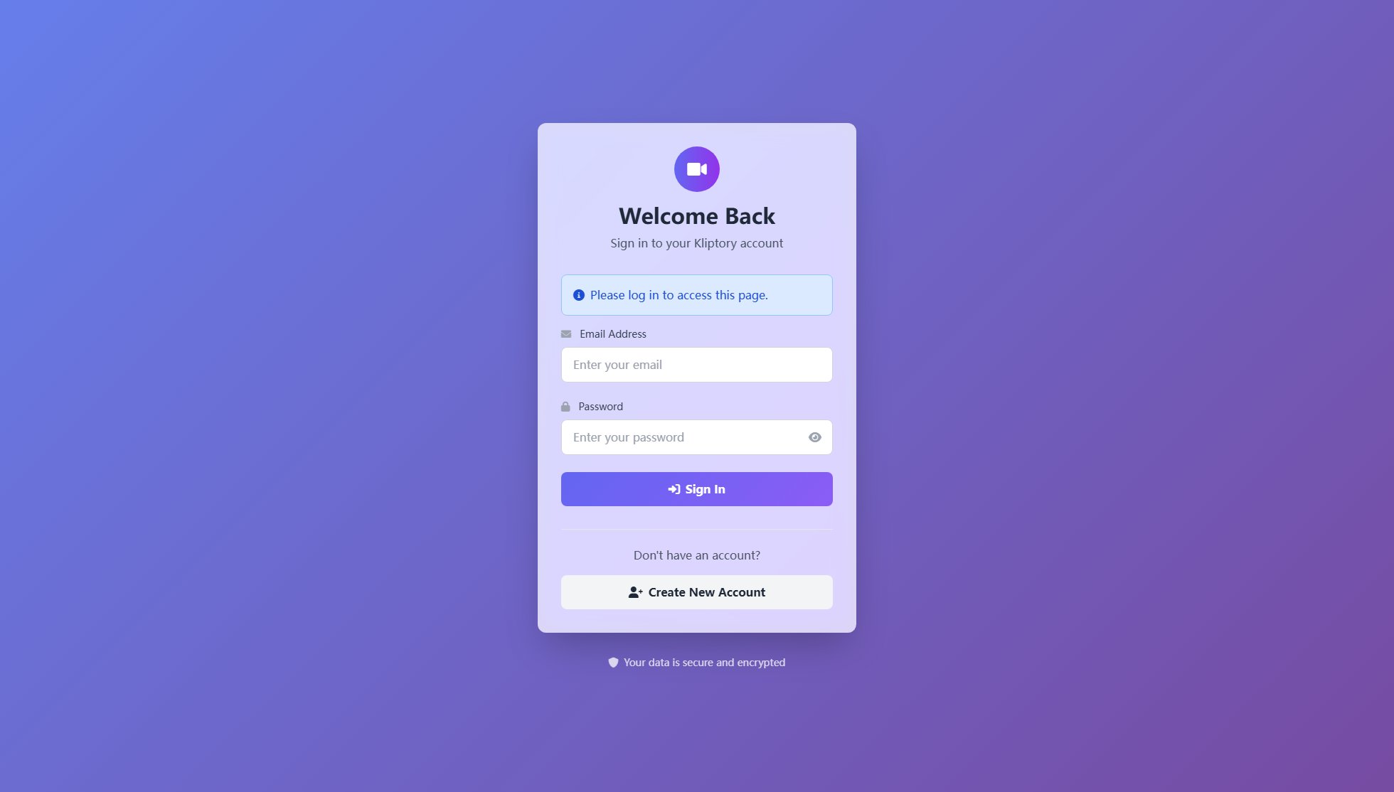 Kliptory Kliptory Interface & Screenshots