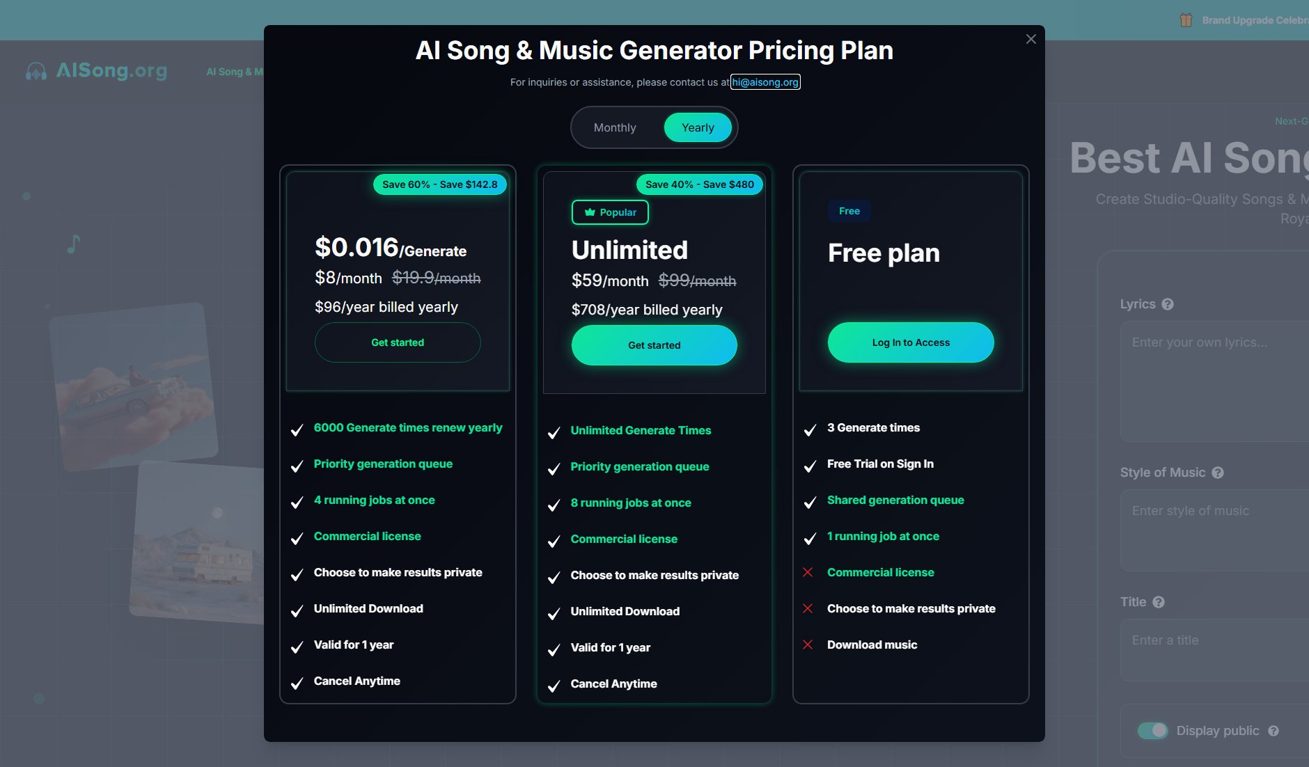AI Song AI Song Interface & Screenshots AI Song AI Song Interface & Screenshots