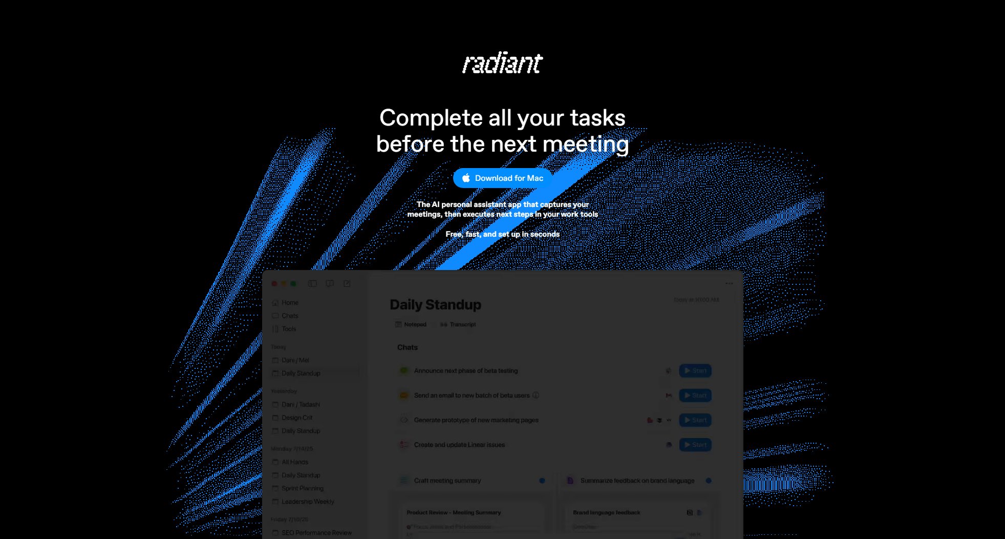 Radiant Radiant Interface & Screenshots Radiant Radiant Interface & Screenshots