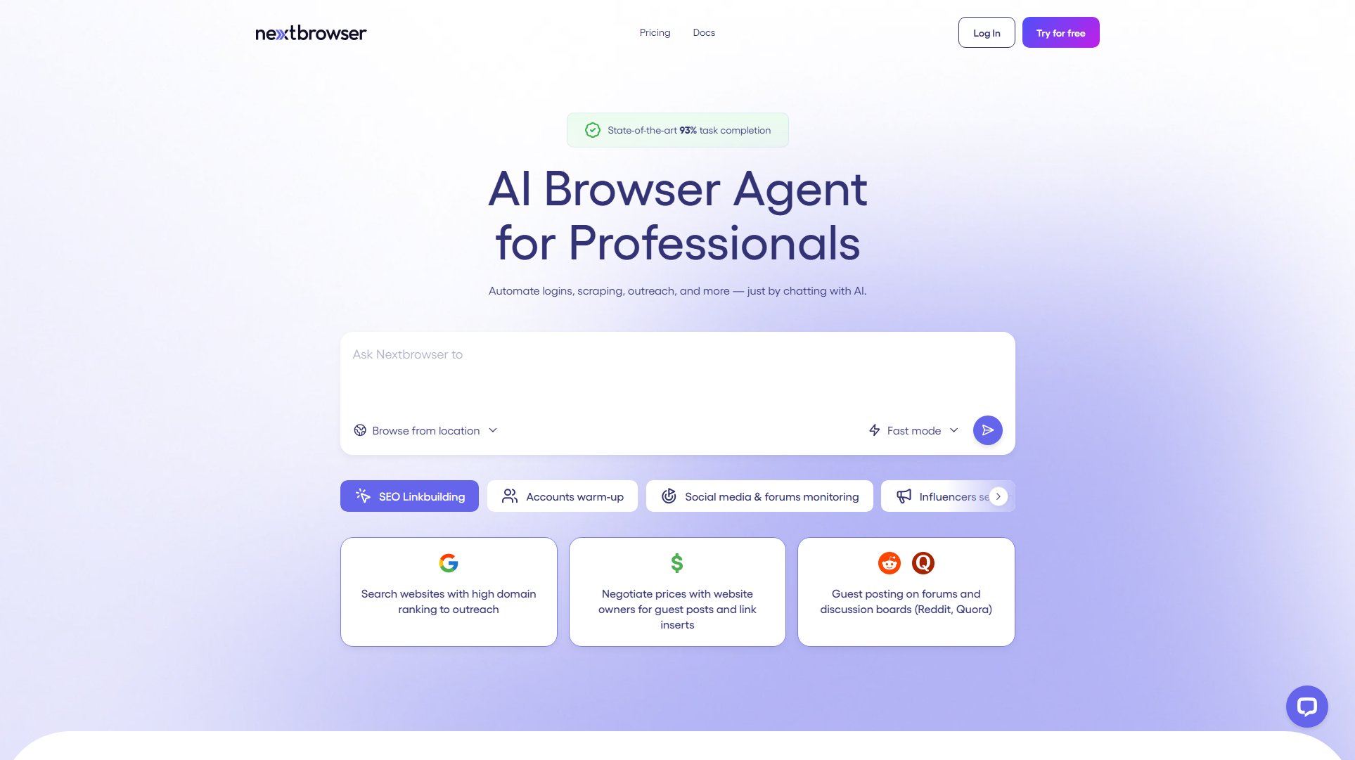 Nextbrowser Nextbrowser Interface & Screenshots