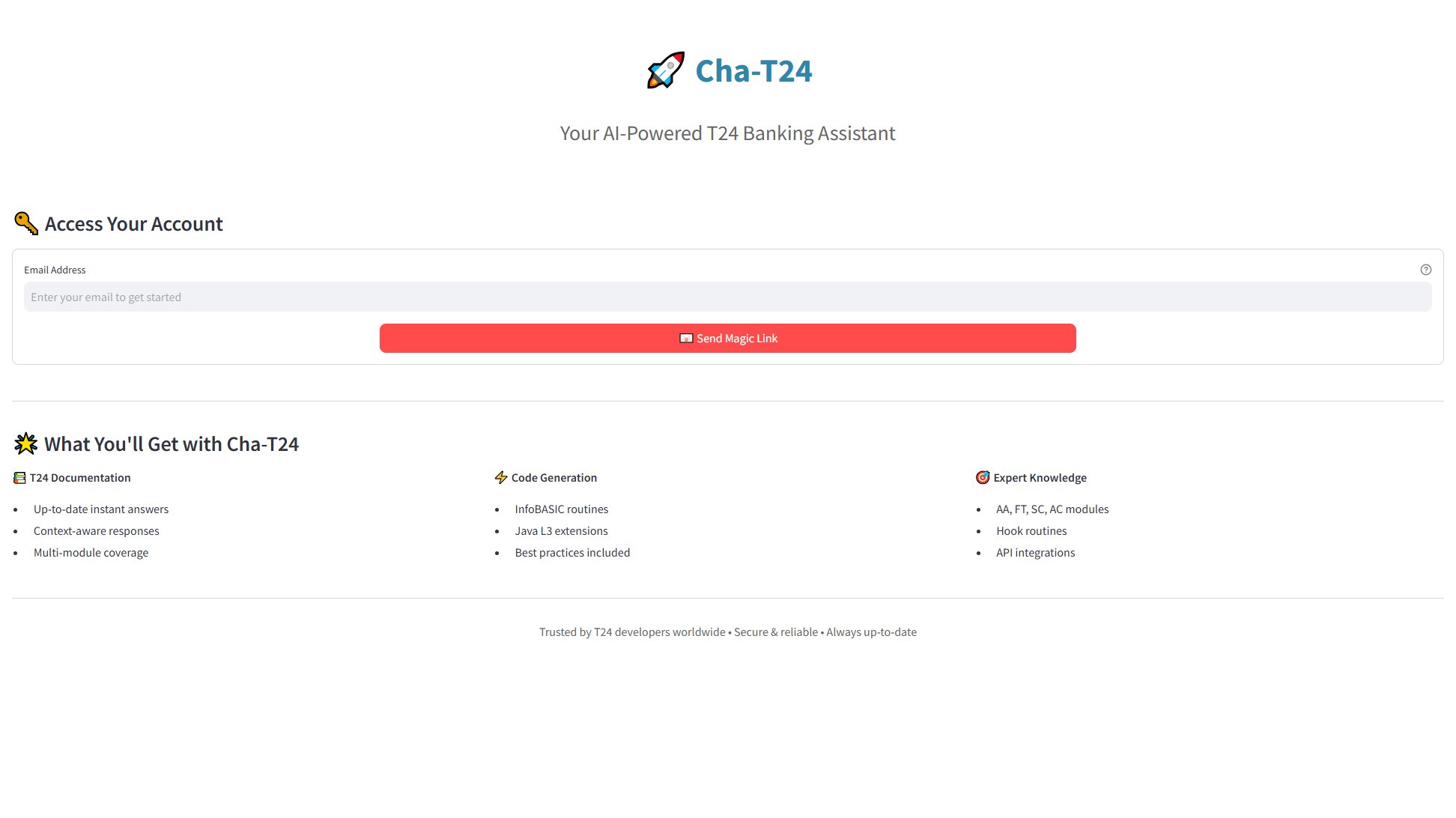 Cha-T24 Cha-T24 Interface & Screenshots
