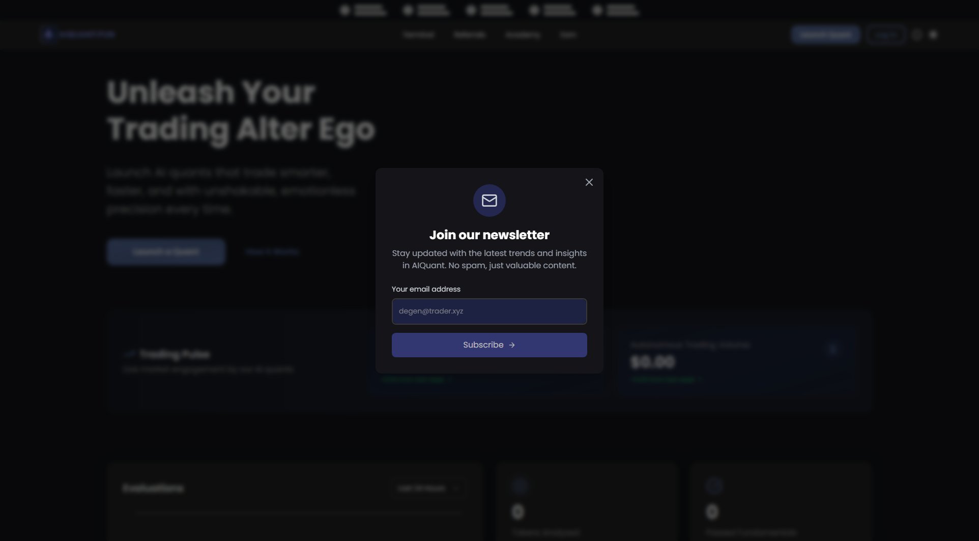 AIQuant.fun AIQuant.fun Interface & Screenshots AIQuant.fun AIQuant.fun Interface & Screenshots
