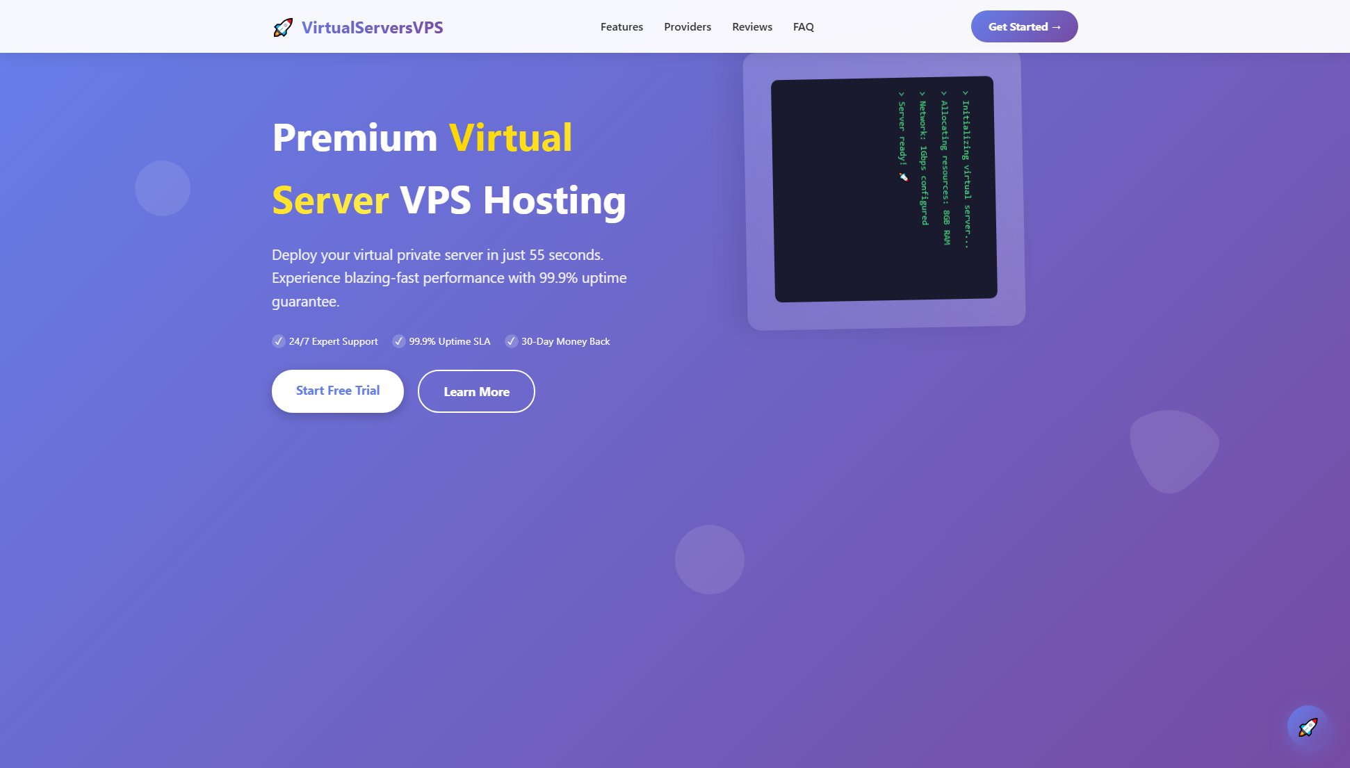 VirtualServersVPS Screenshot