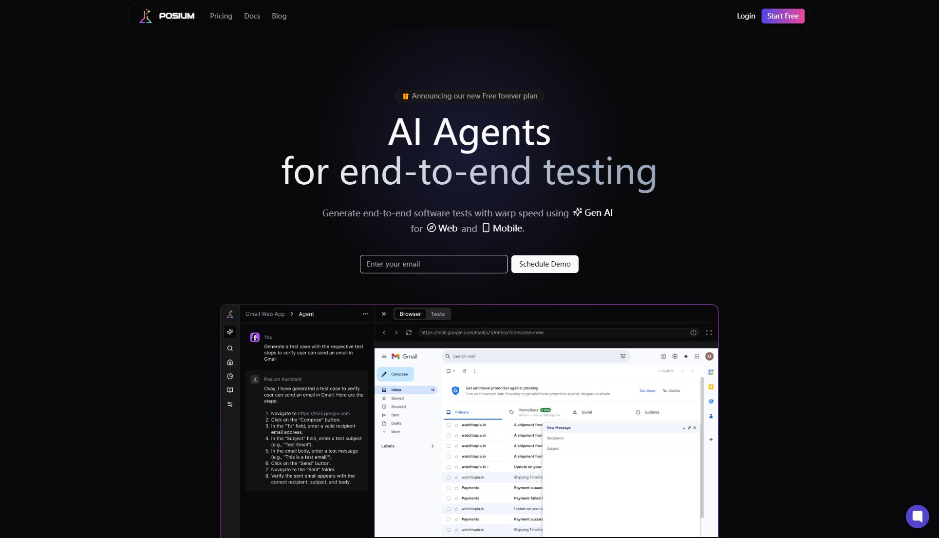 Posium Posium Interface & Screenshots