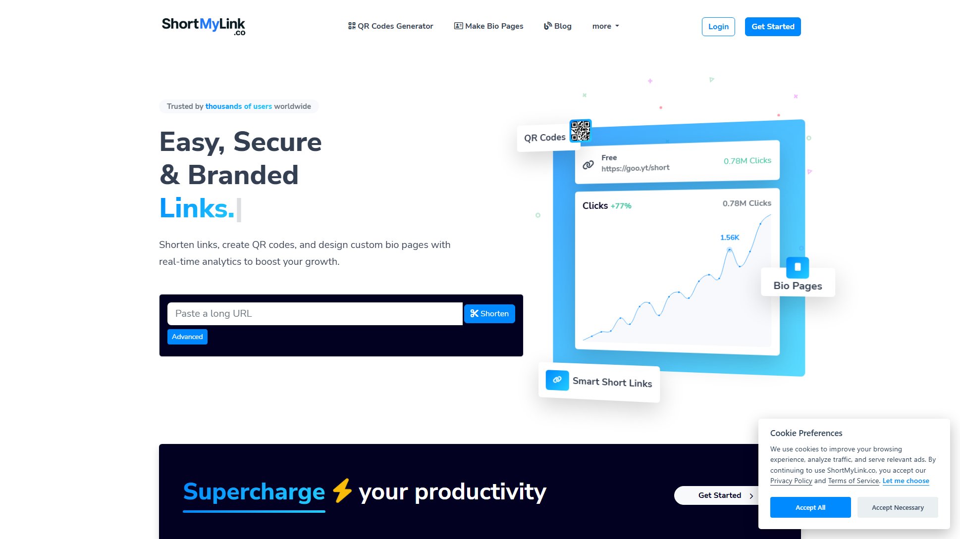 ShortMyLink.co ShortMyLink.co Interface & Screenshots