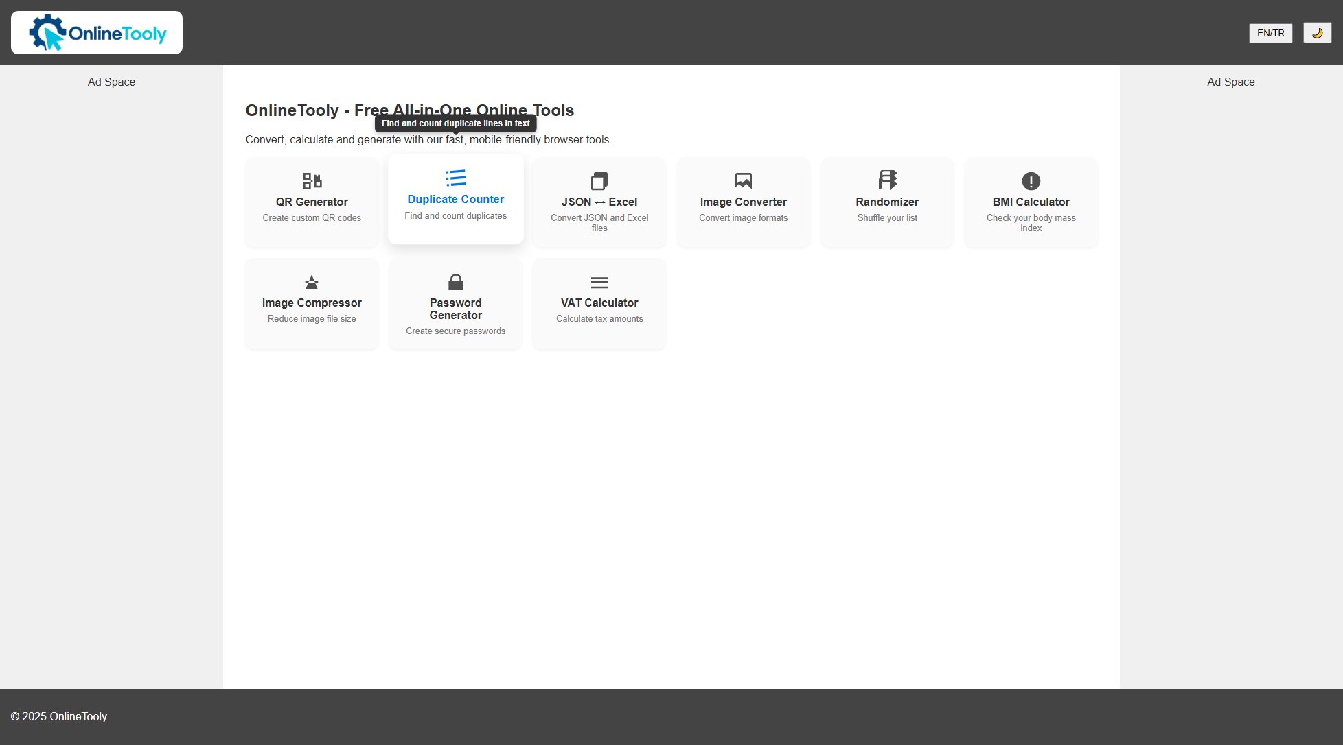 OnlineTooly Screenshot OnlineTooly Screenshot