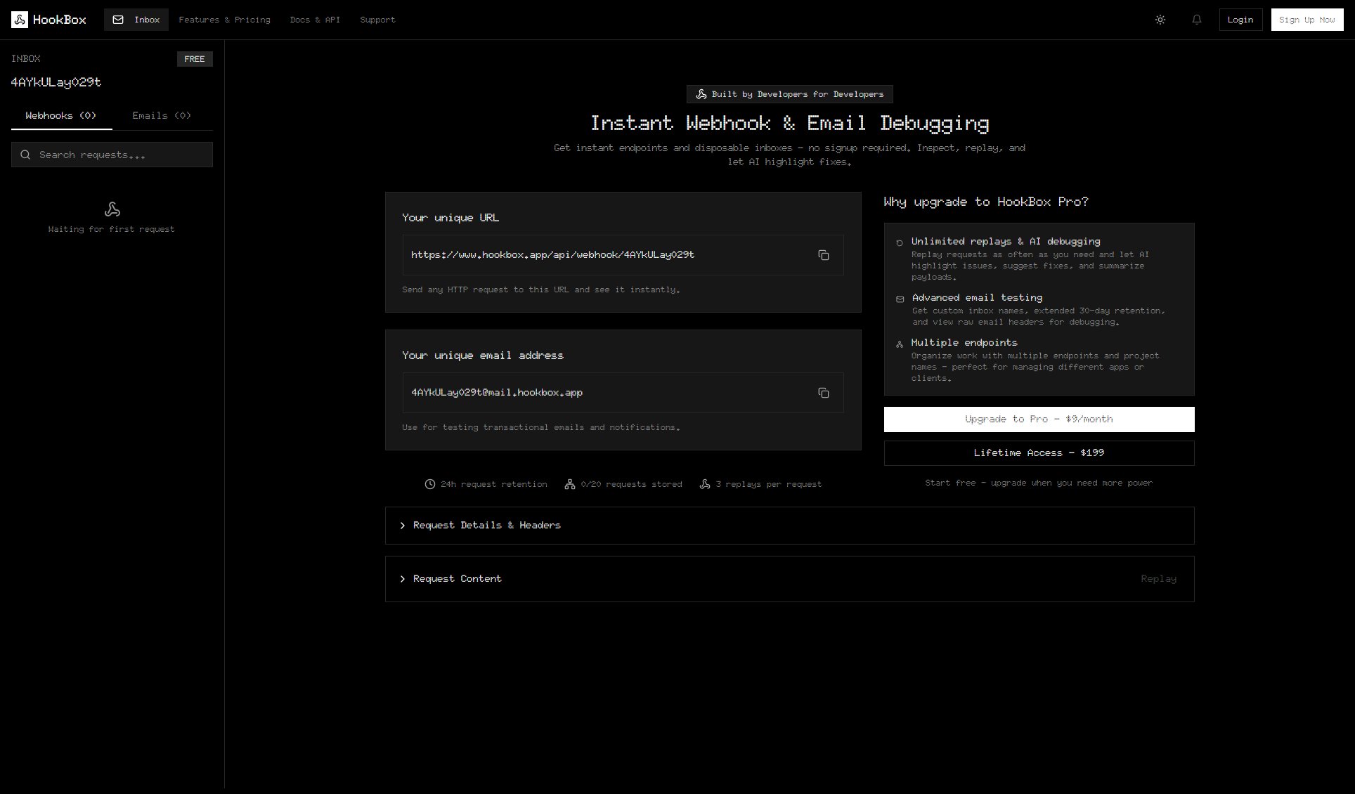 HookBox HookBox Interface & Screenshots