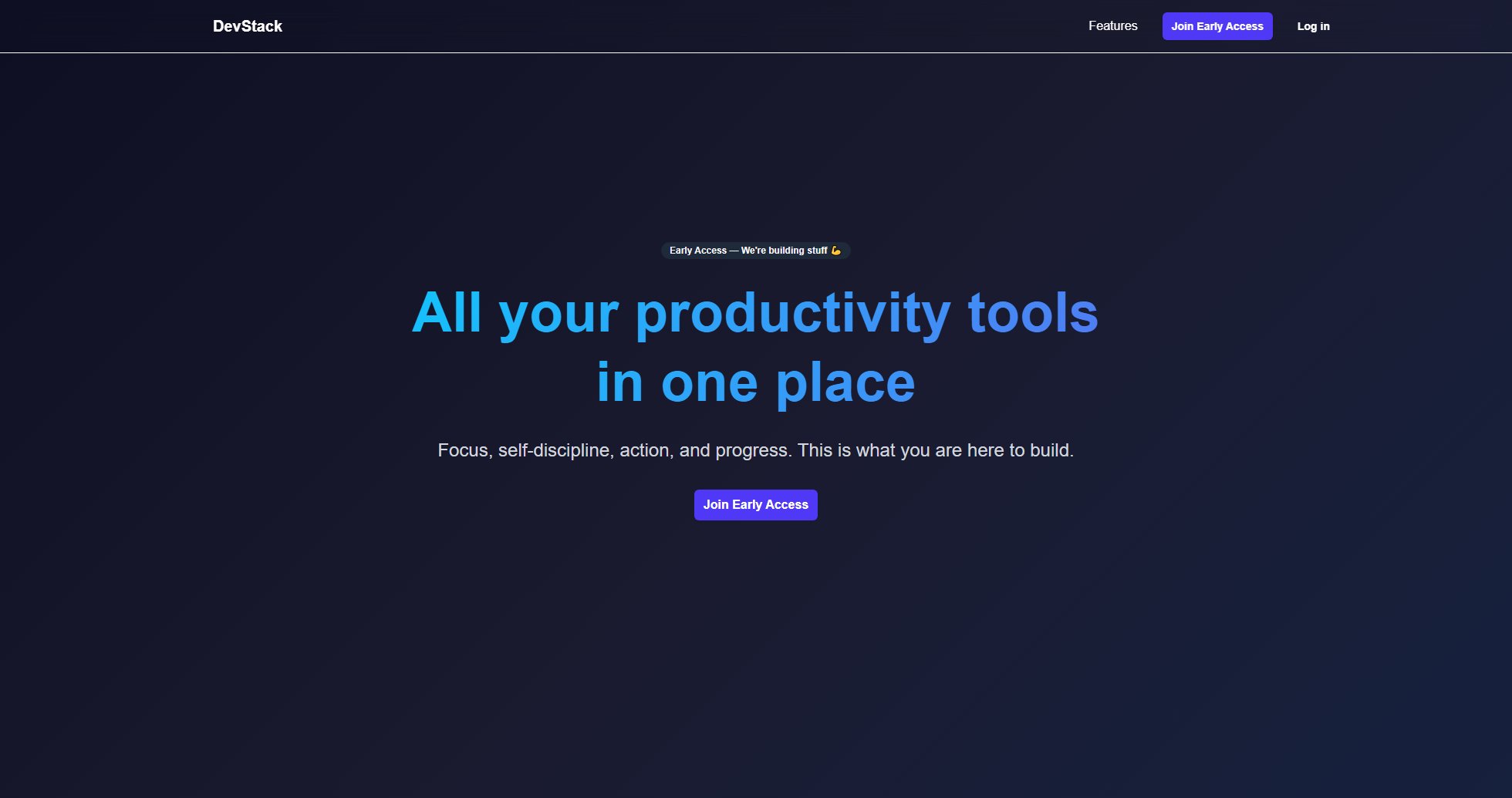 DevStack DevStack Interface & Screenshots