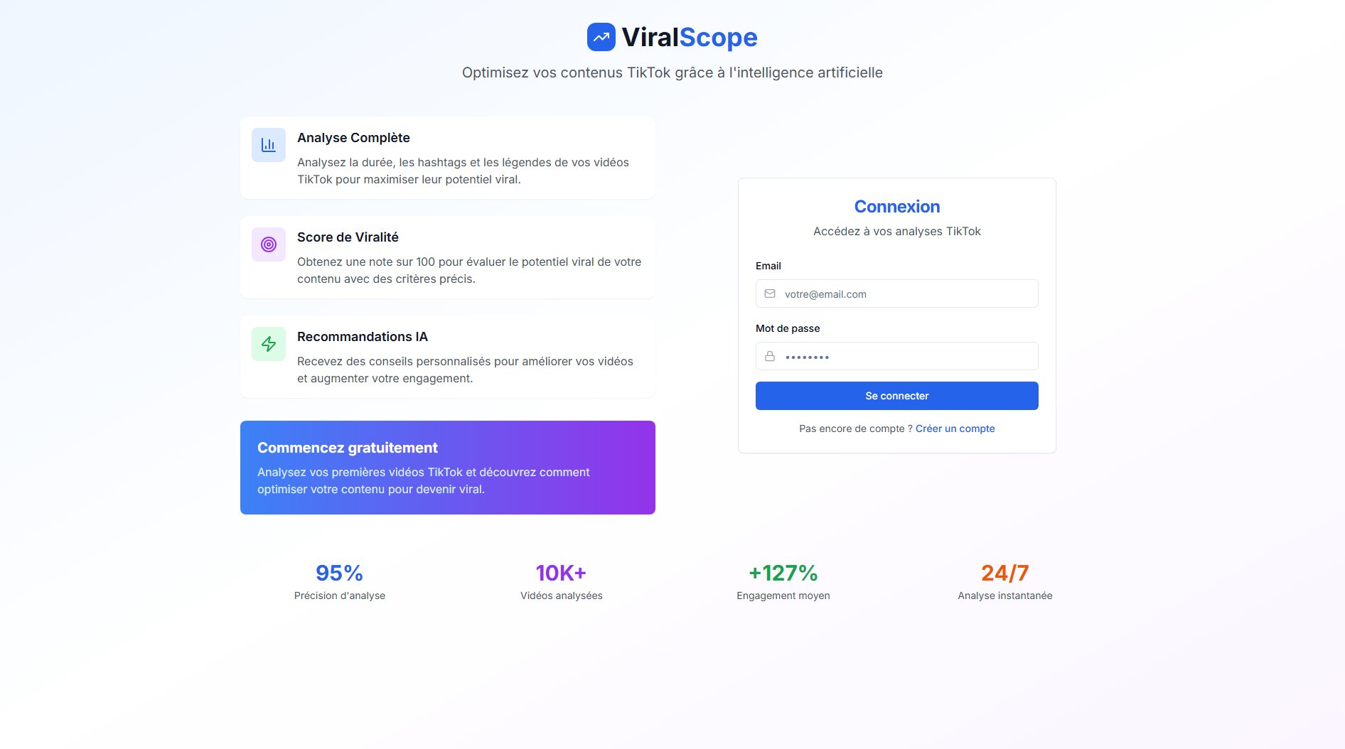 ViralScope Screenshot