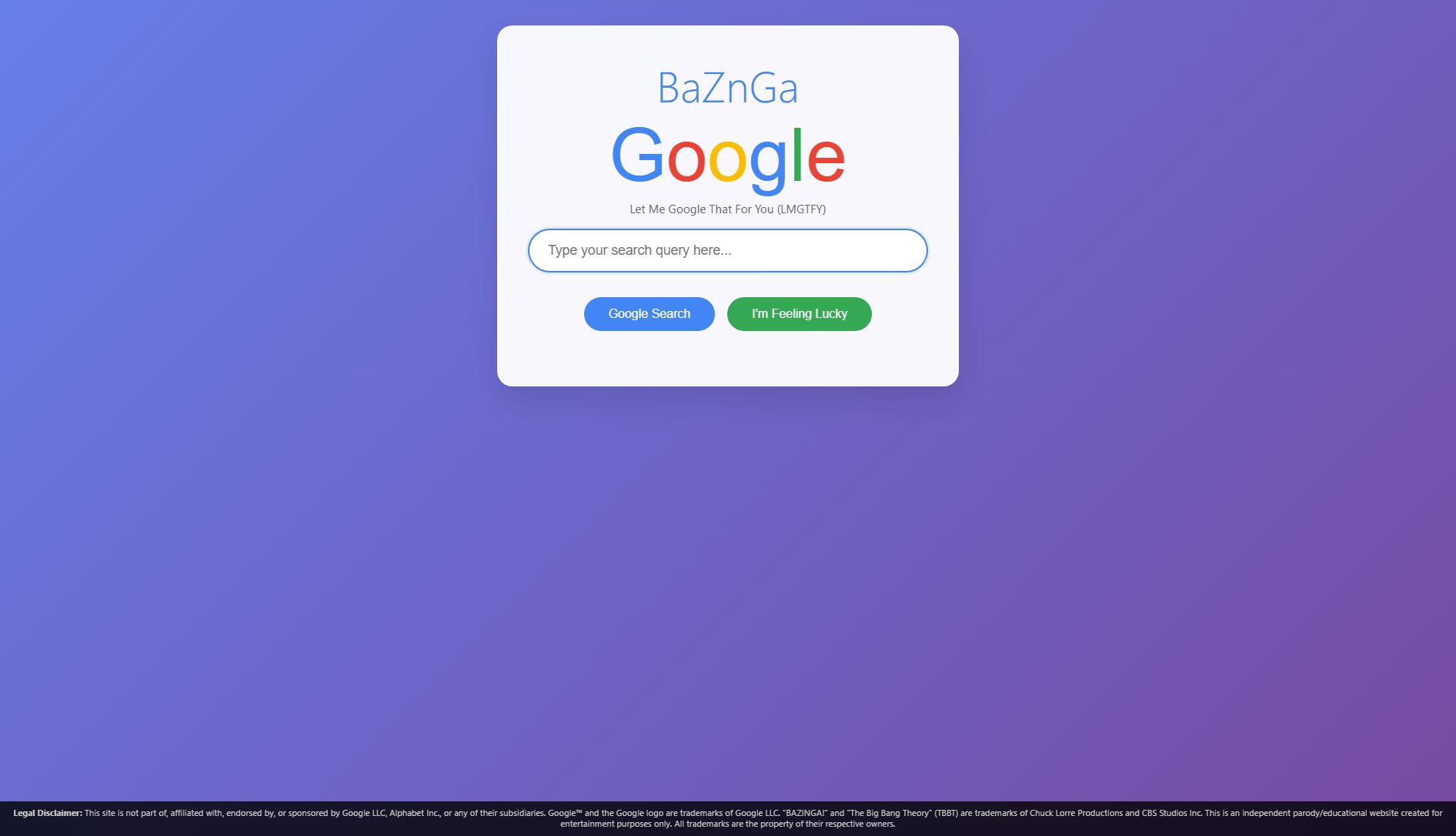 BaZnGa Screenshot
