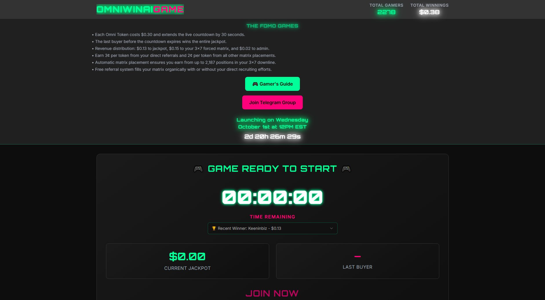 THE FOMO GAMES THE FOMO GAMES Interface & Screenshots THE FOMO GAMES THE FOMO GAMES Interface & Screenshots