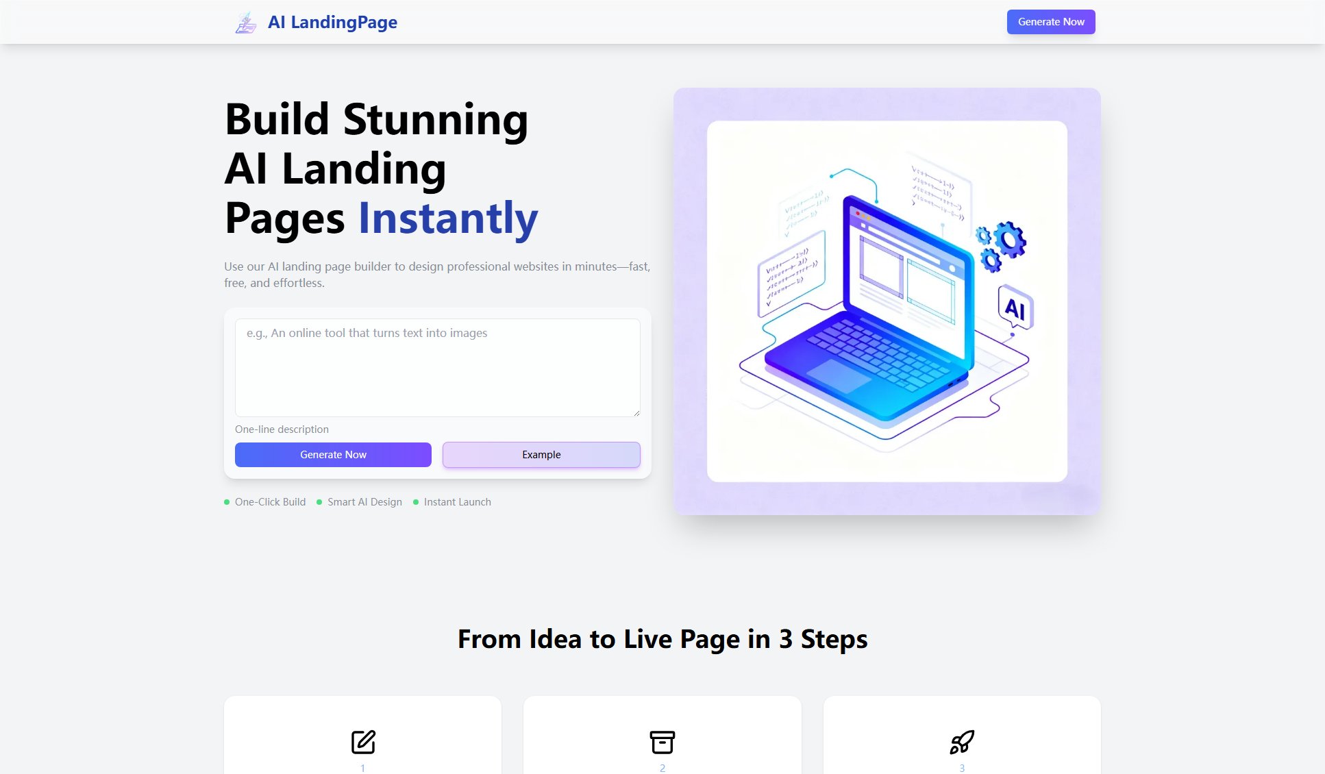 AI LandingPage AI LandingPage Interface & Screenshots
