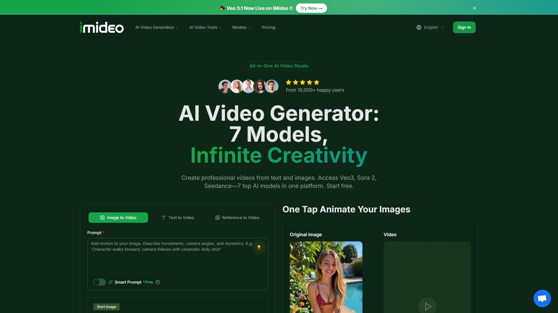 iMideo iMideo Interface & Screenshots
