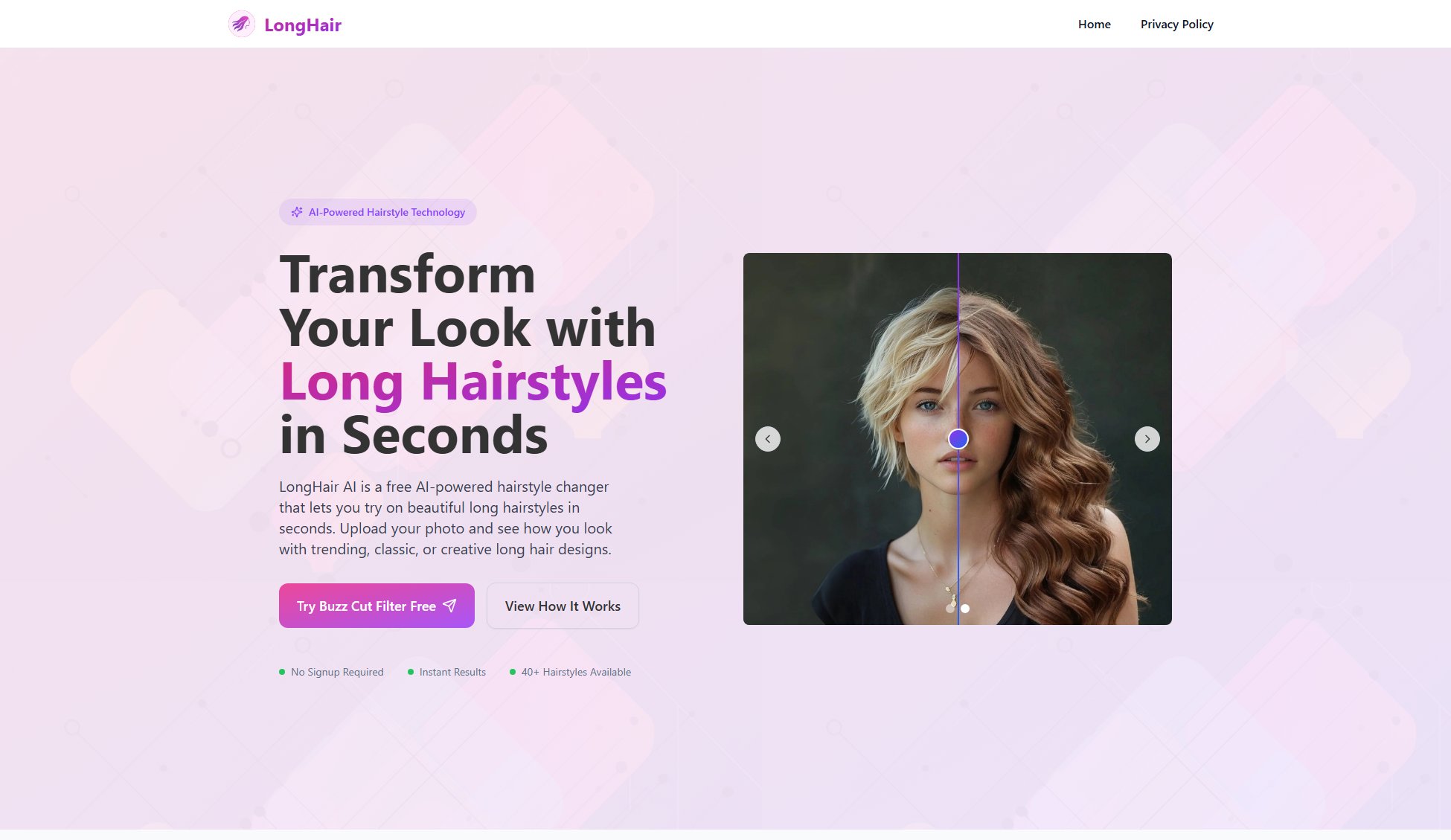 LongHair AI LongHair AI Interface & Screenshots