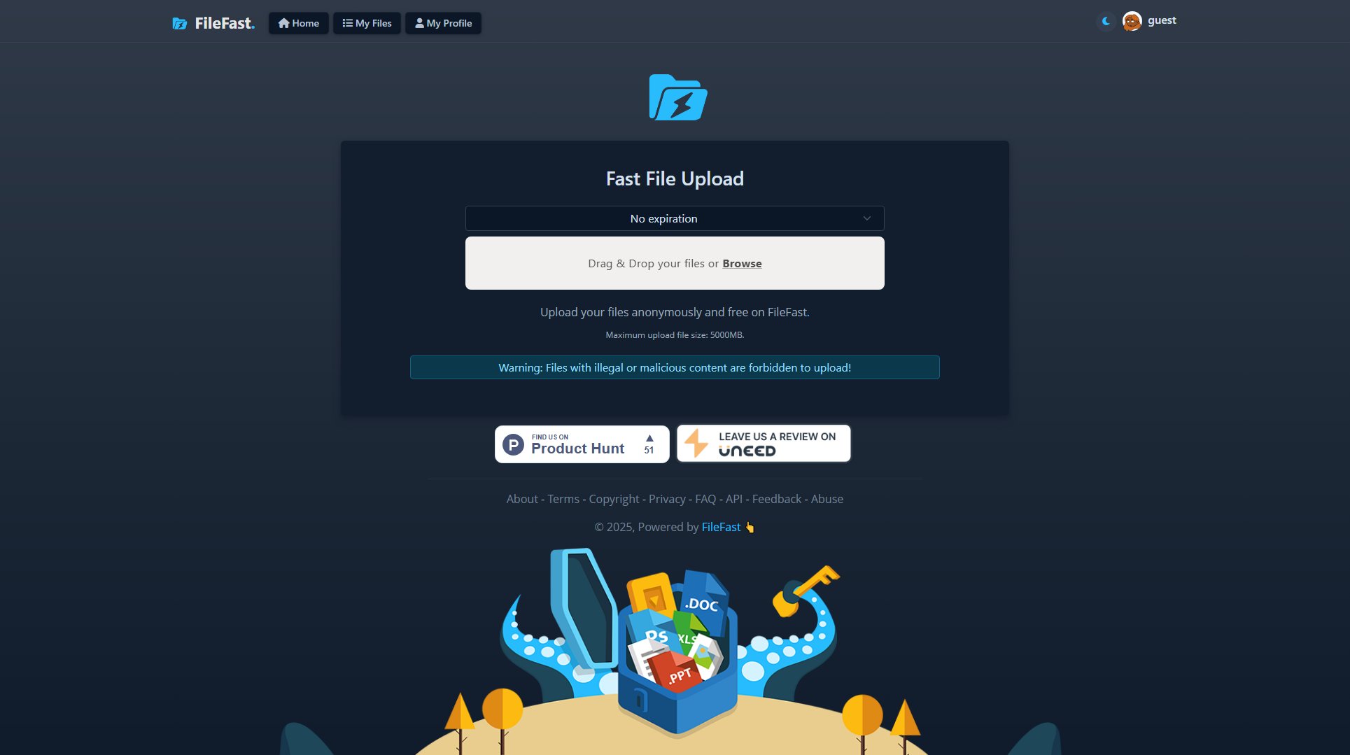 FileFast FileFast Interface & Screenshots