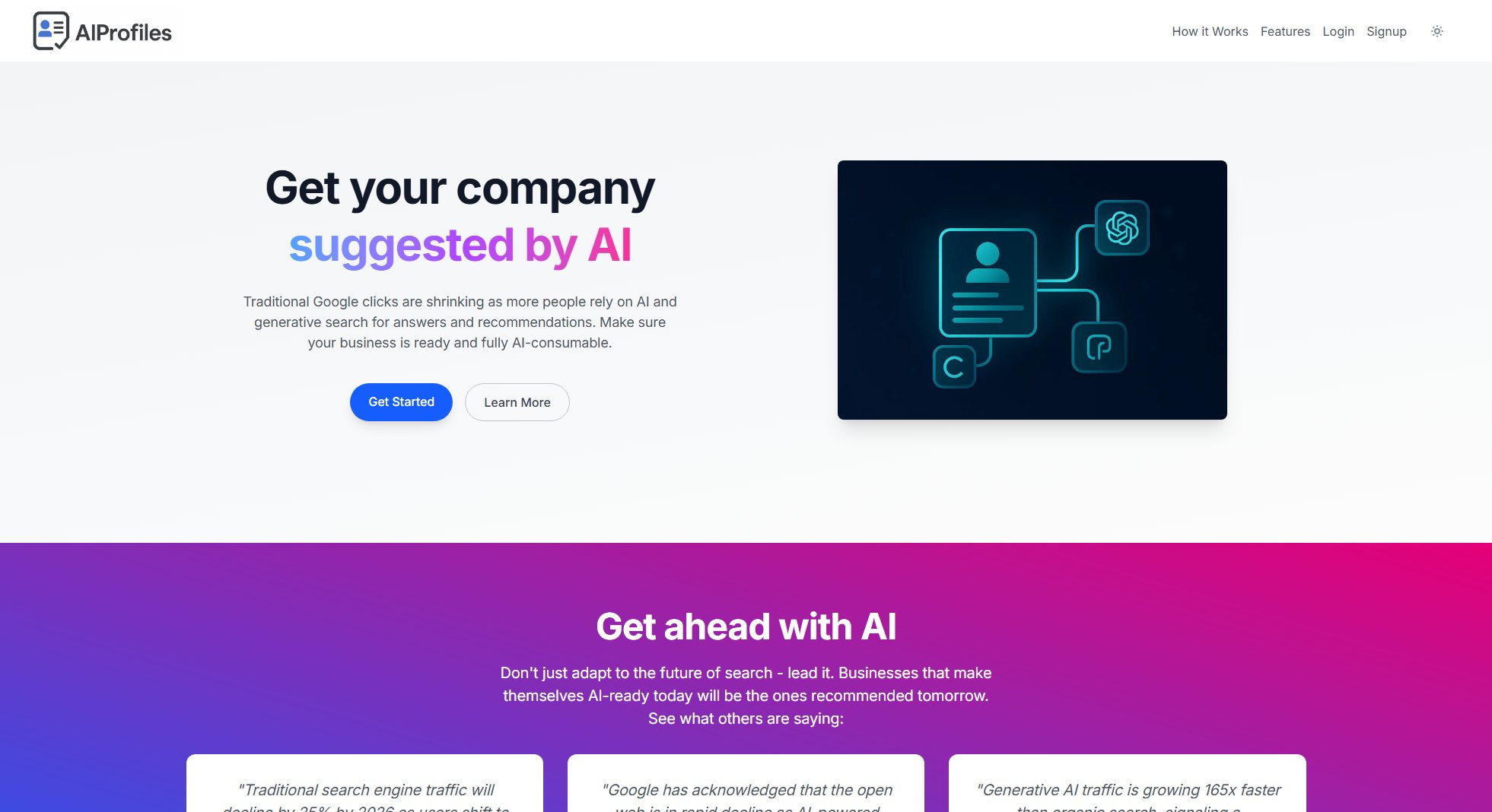 AIProfiles AIProfiles Interface & Screenshots