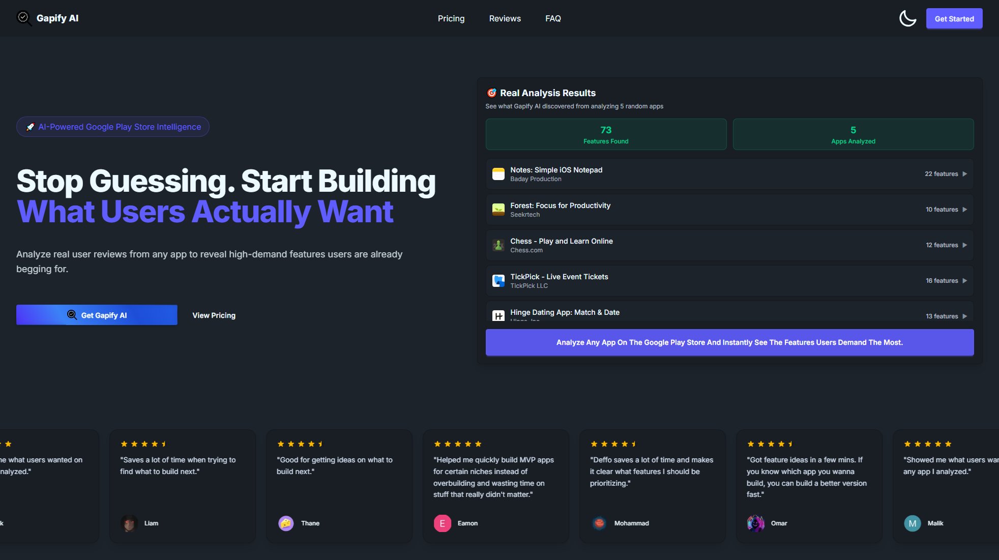 Gapify AI Gapify AI Interface & Screenshots Gapify AI Gapify AI Interface & Screenshots