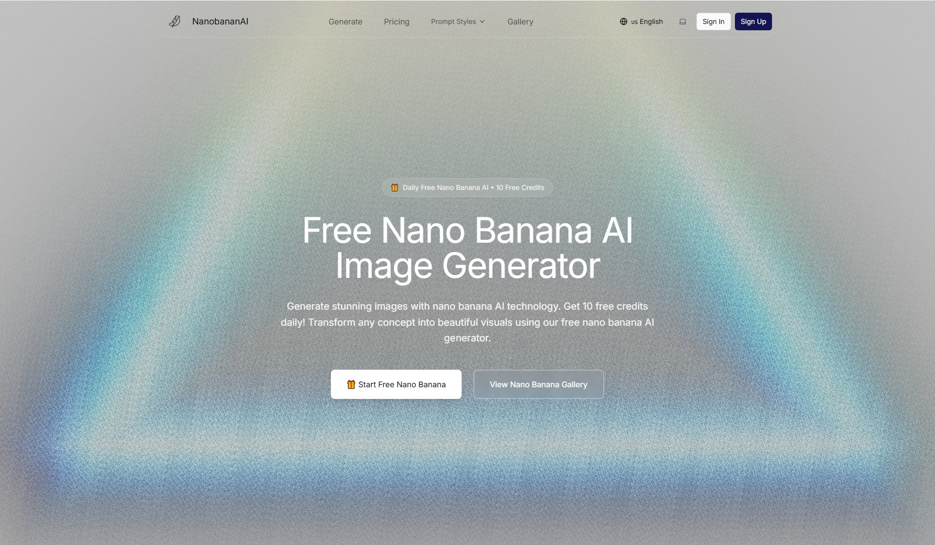 Nano Banana AI Screenshot