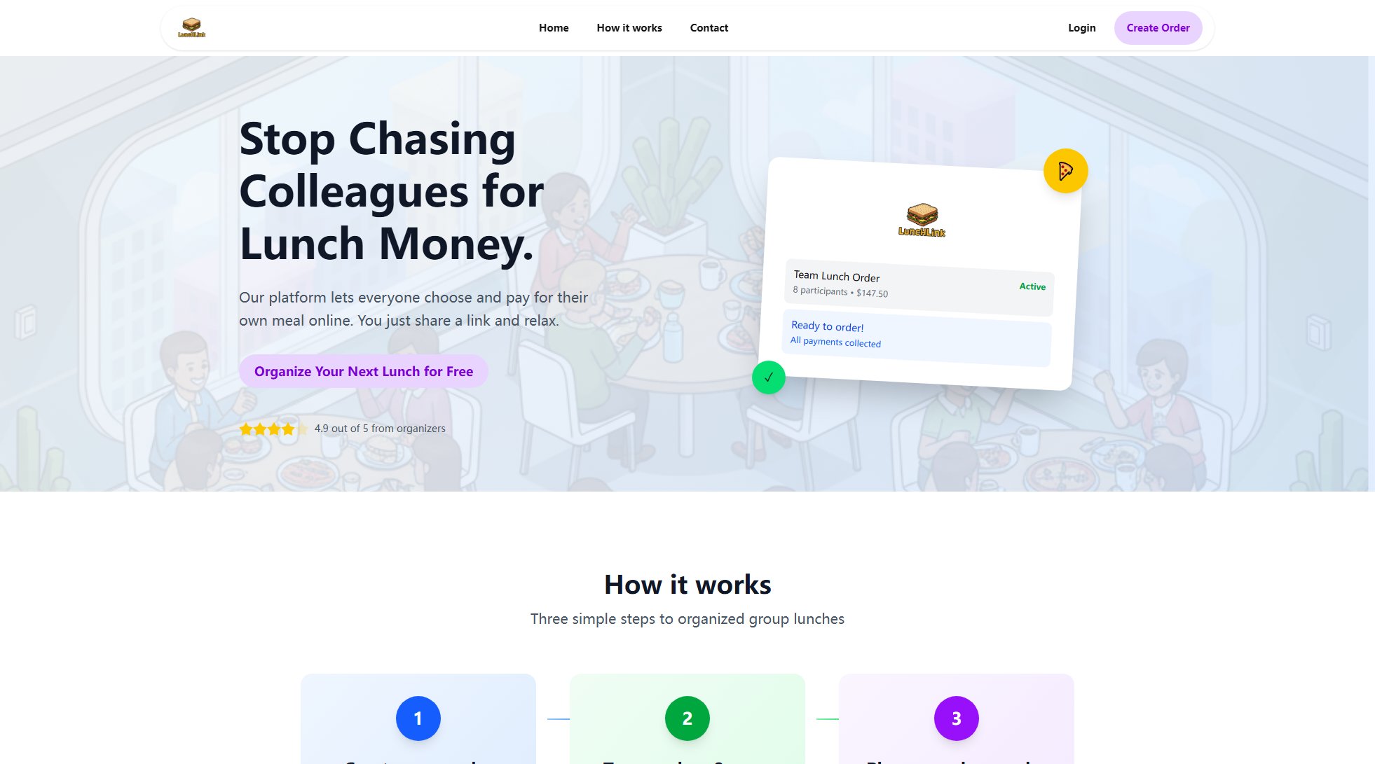 LunchLink LunchLink Interface & Screenshots LunchLink LunchLink Interface & Screenshots