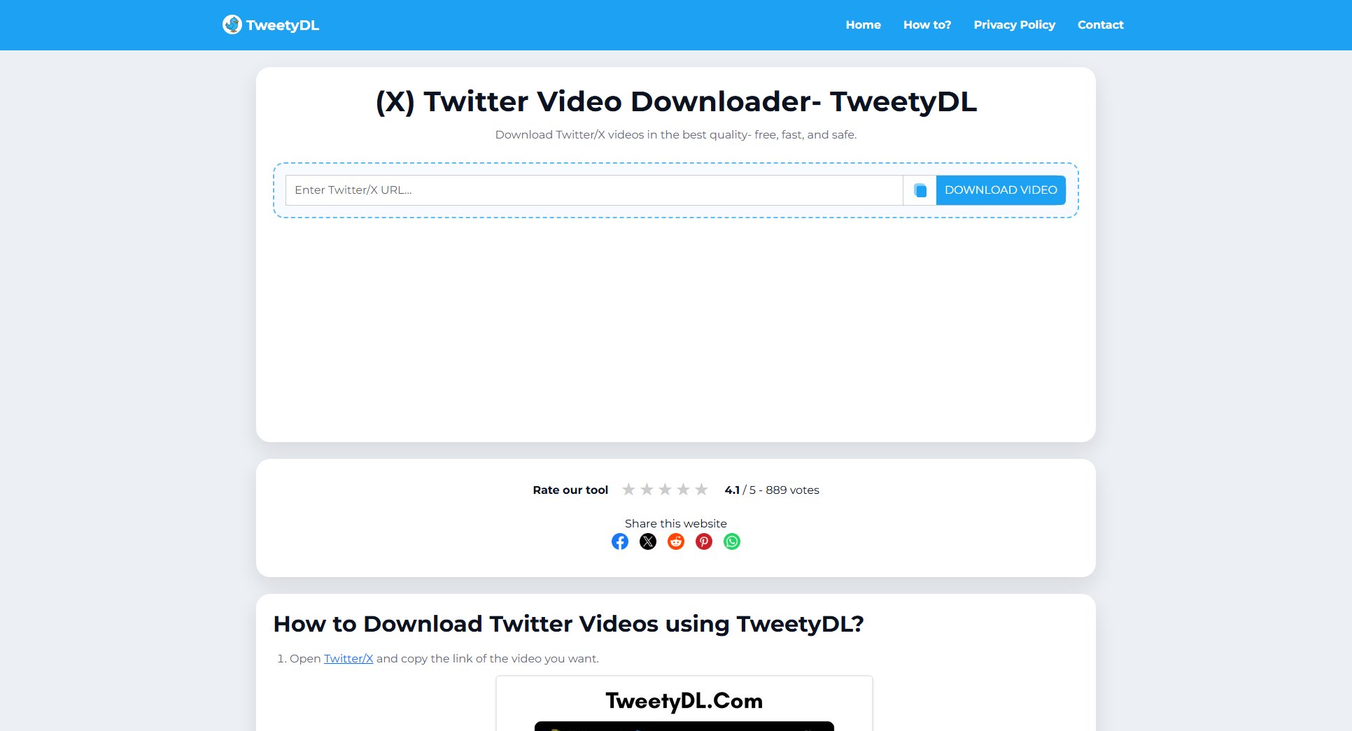 TweetyDL TweetyDL Interface & Screenshots TweetyDL TweetyDL Interface & Screenshots