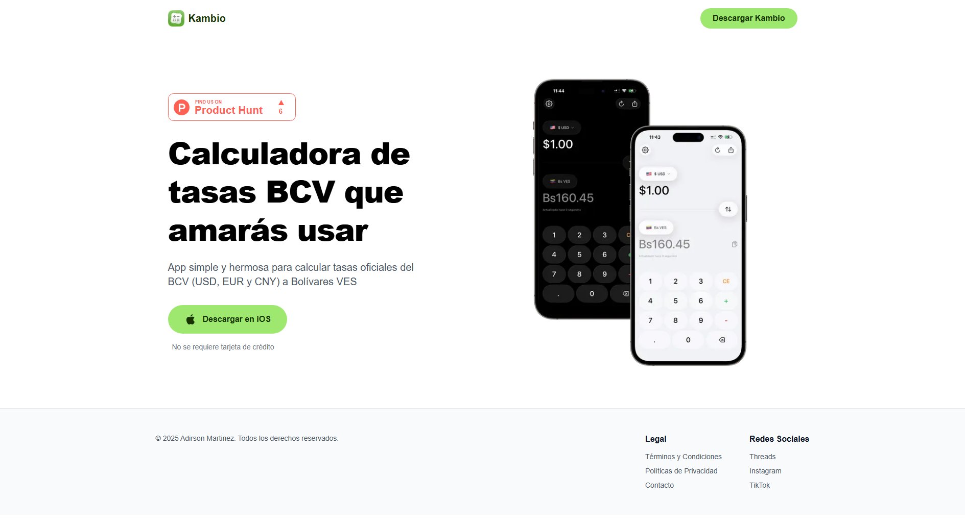Kambio Screenshot