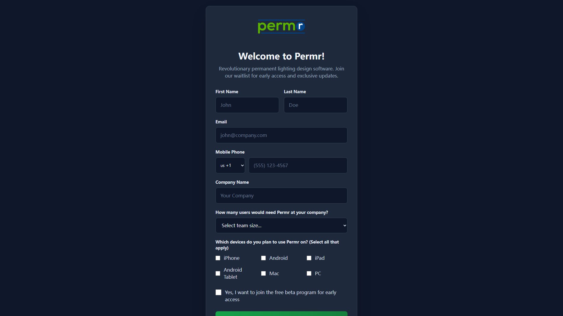 Permr Screenshot