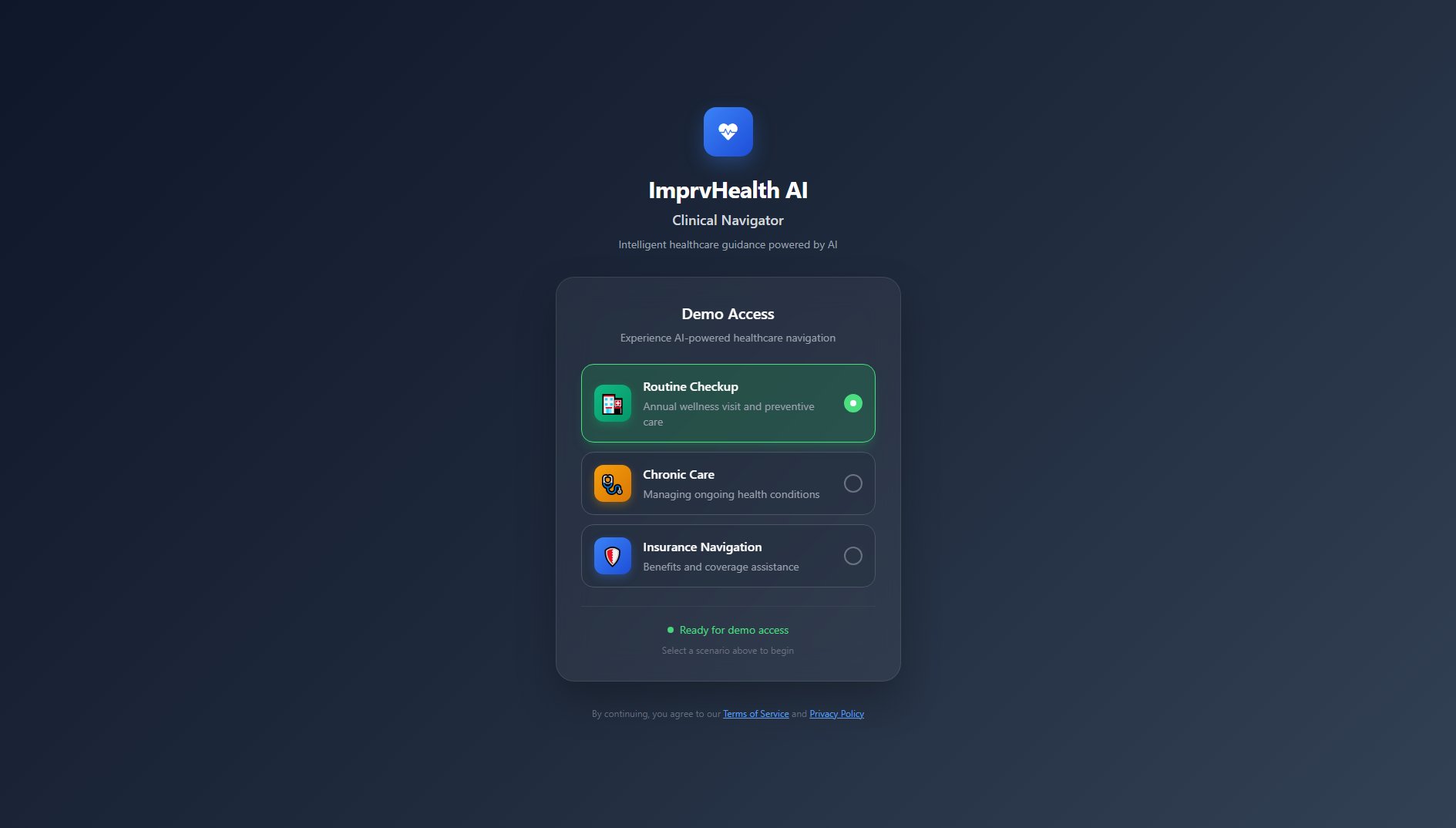 ImprvHealth AI Screenshot