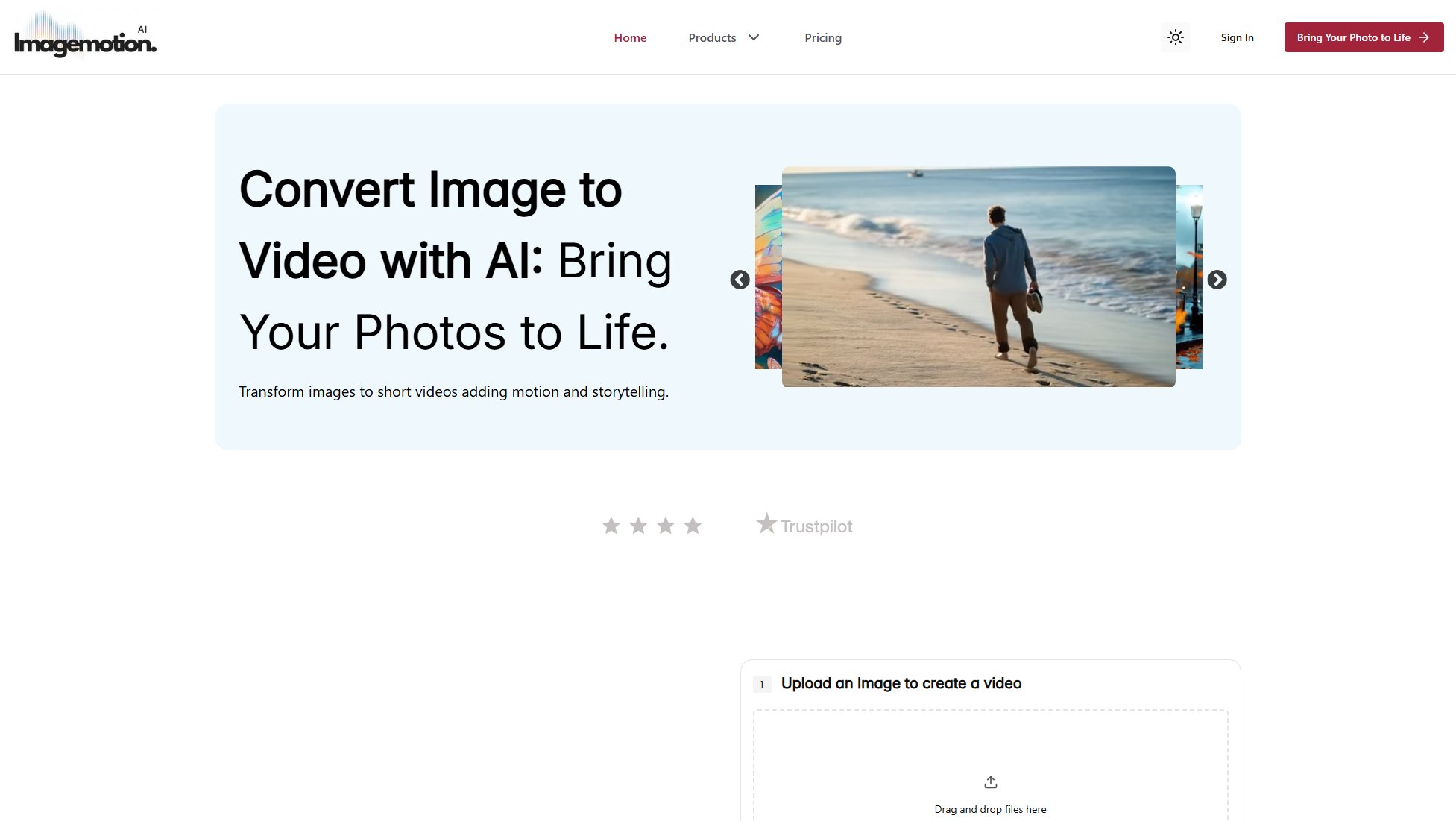 Imagemotion-AI Imagemotion-AI Interface & Screenshots