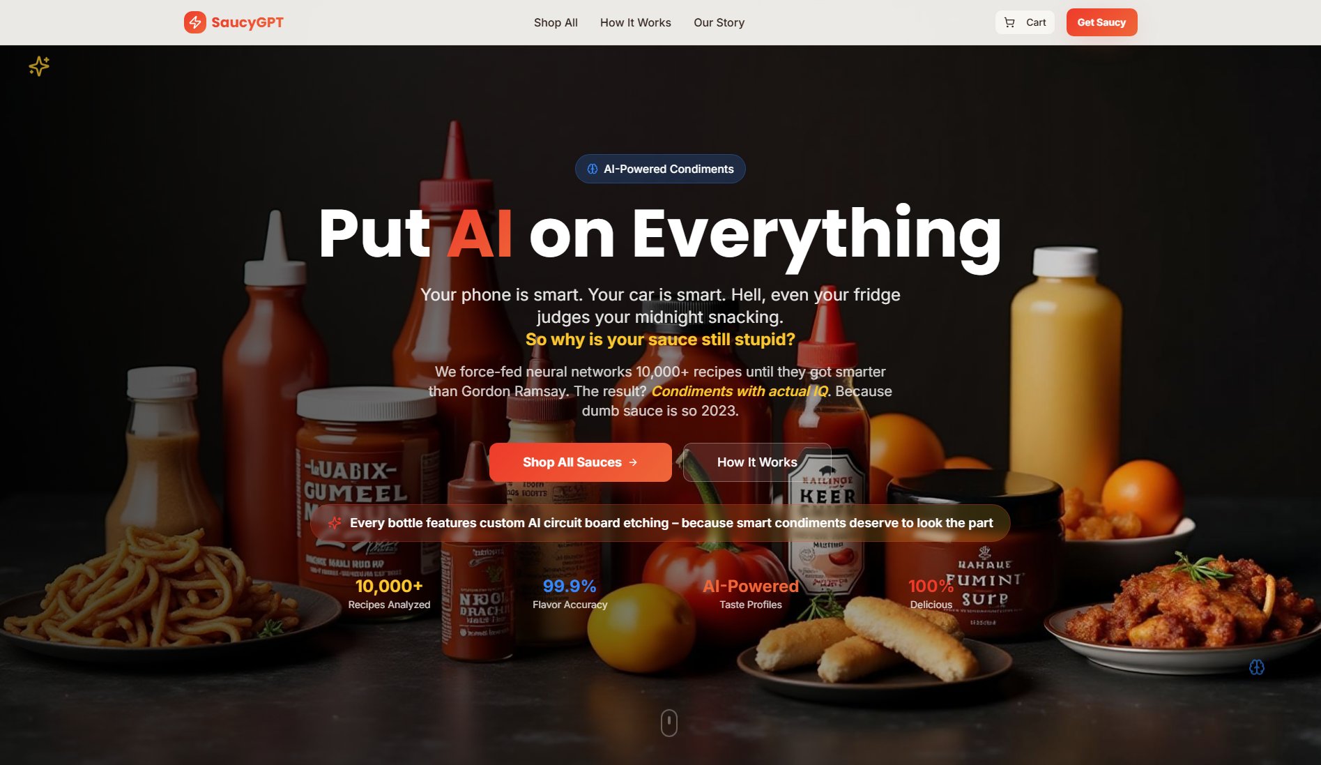 SaucyGPT Screenshot