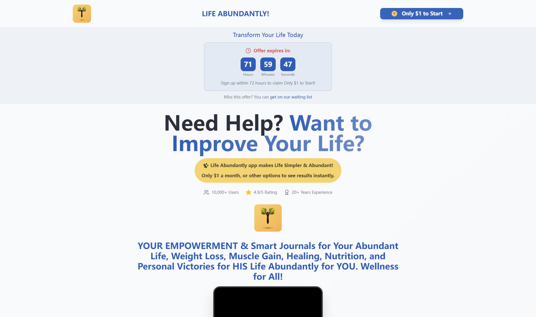 Life Abundantly! Life Abundantly! Interface & Screenshots