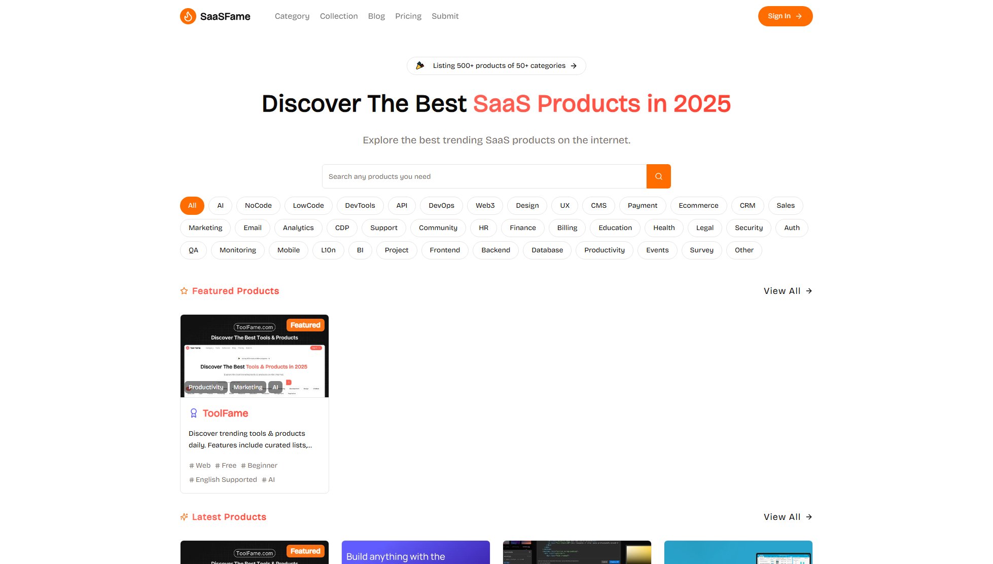 SaaSFame SaaSFame Interface & Screenshots