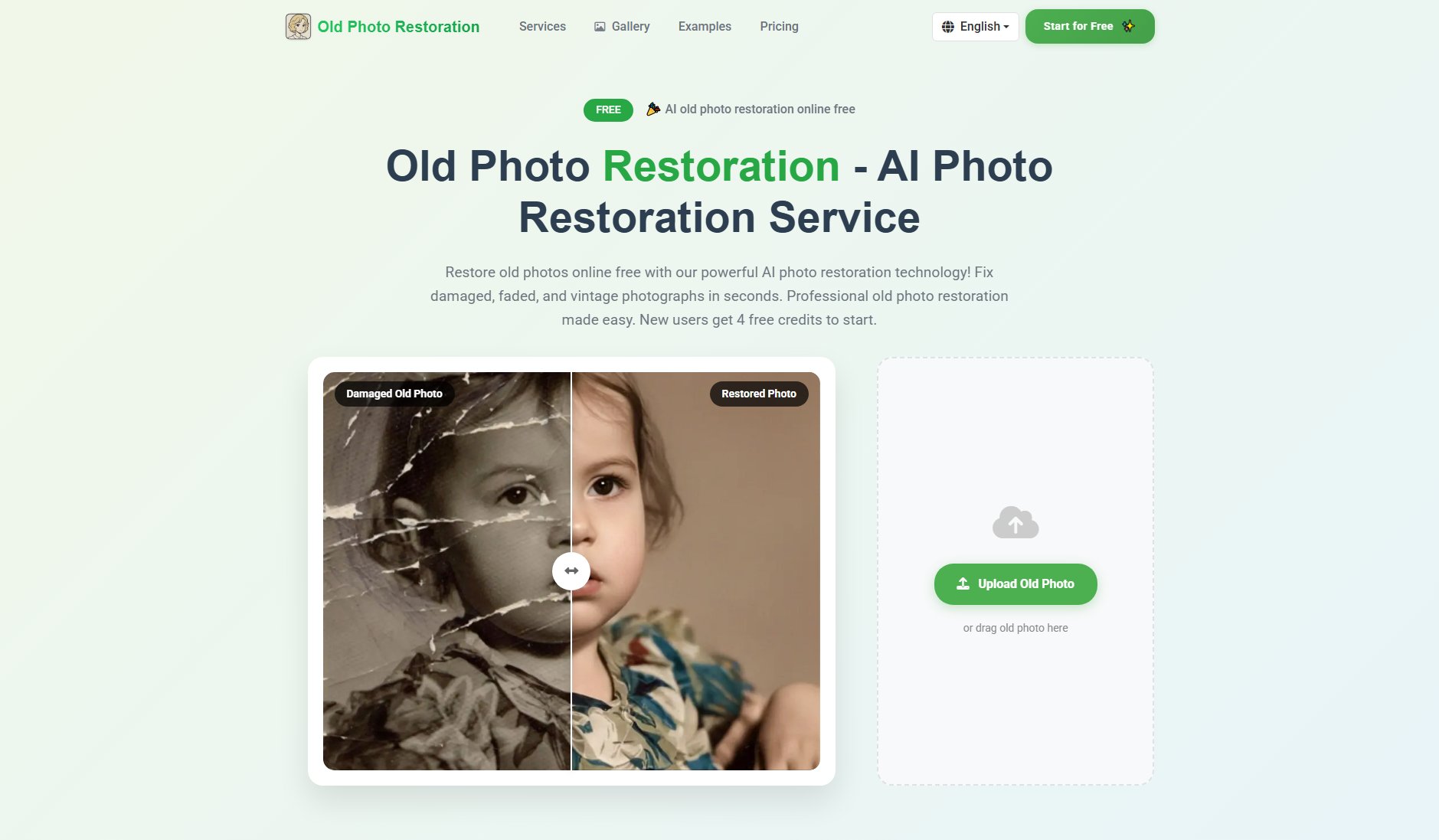 AI Photo Restoration AI Photo Restoration Interface & Screenshots
