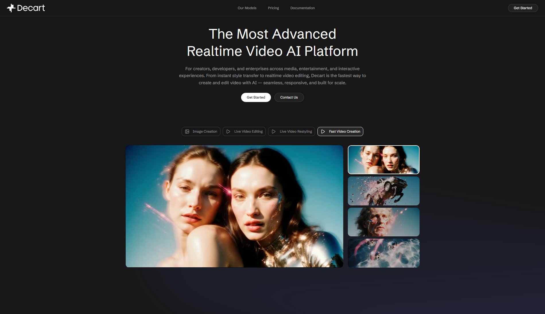 Decart API Platform Decart API Platform Interface & Screenshots Decart API Platform Decart API Platform Interface & Screenshots