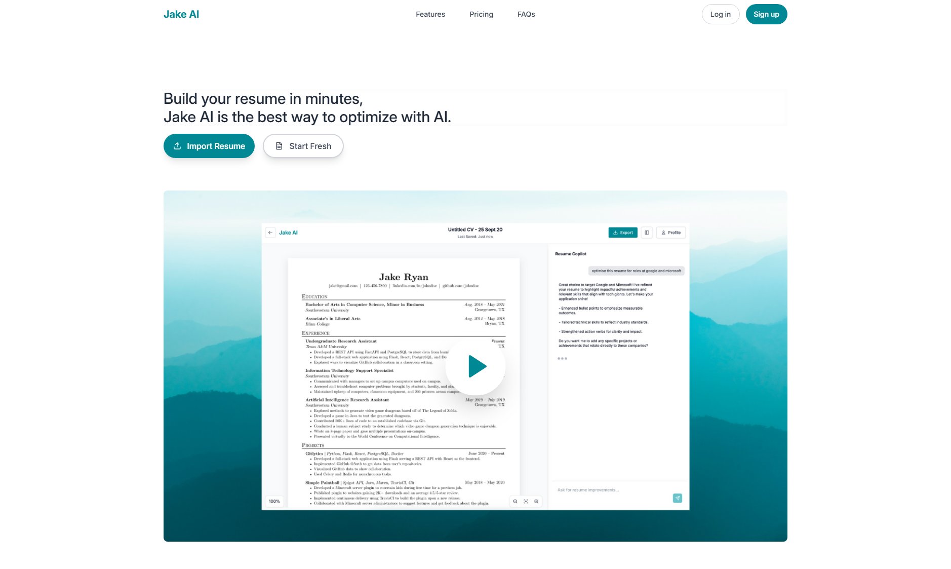 Jake AI Jake AI Interface & Screenshots