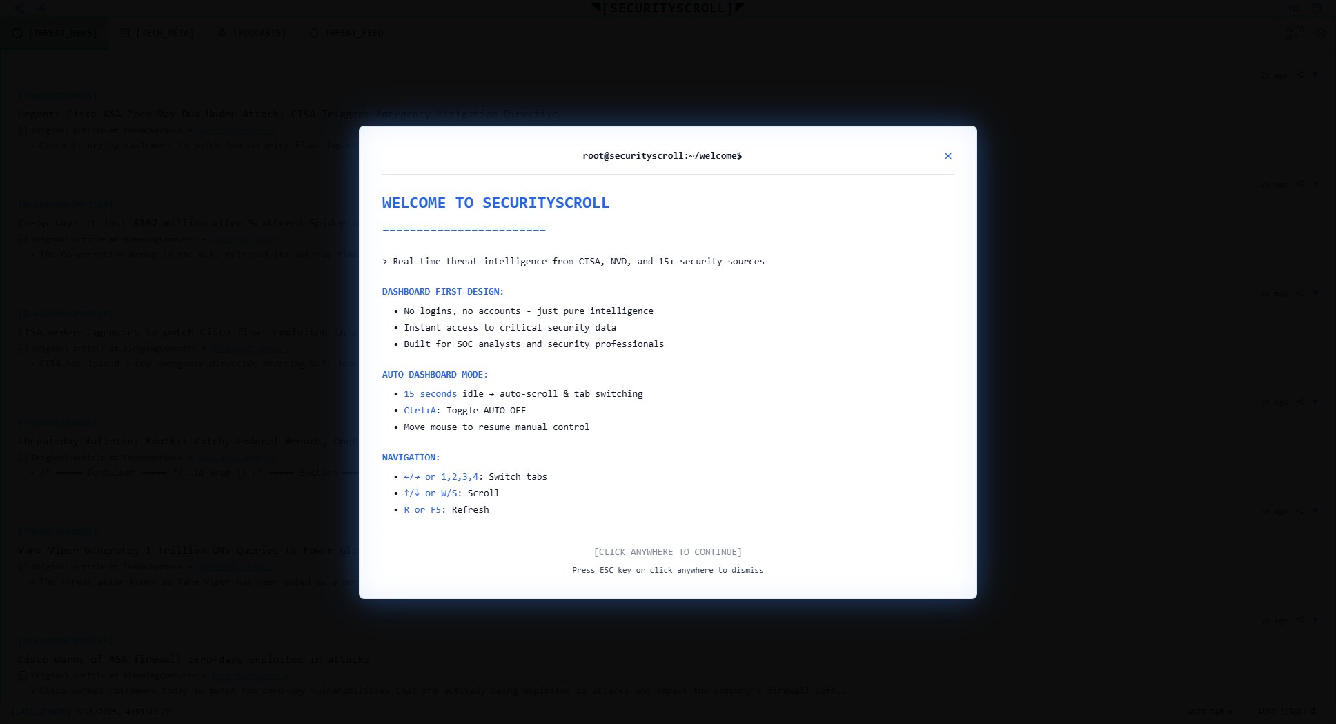 SECURITYSCROLL SECURITYSCROLL Interface & Screenshots SECURITYSCROLL SECURITYSCROLL Interface & Screenshots