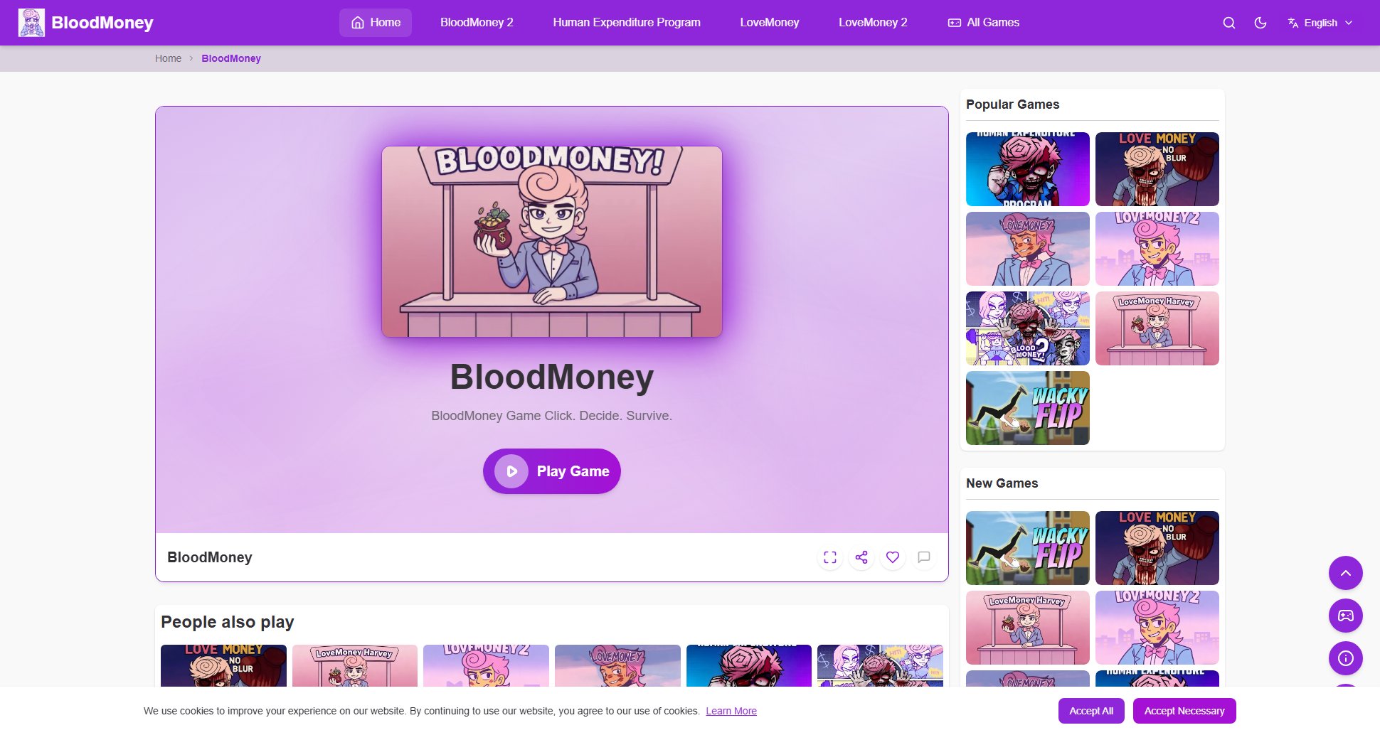 BloodMoney BloodMoney Interface & Screenshots BloodMoney BloodMoney Interface & Screenshots