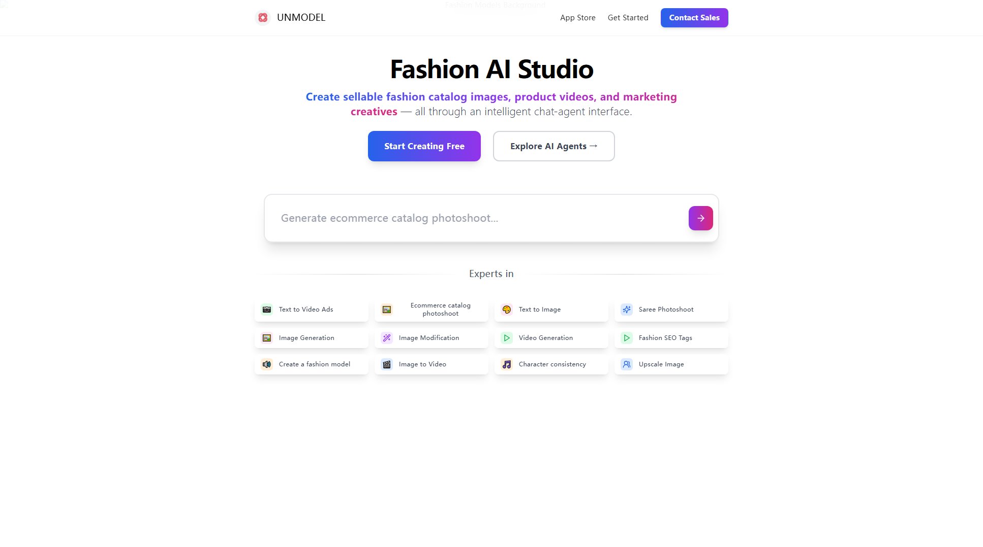 UNMODEL UNMODEL Interface & Screenshots